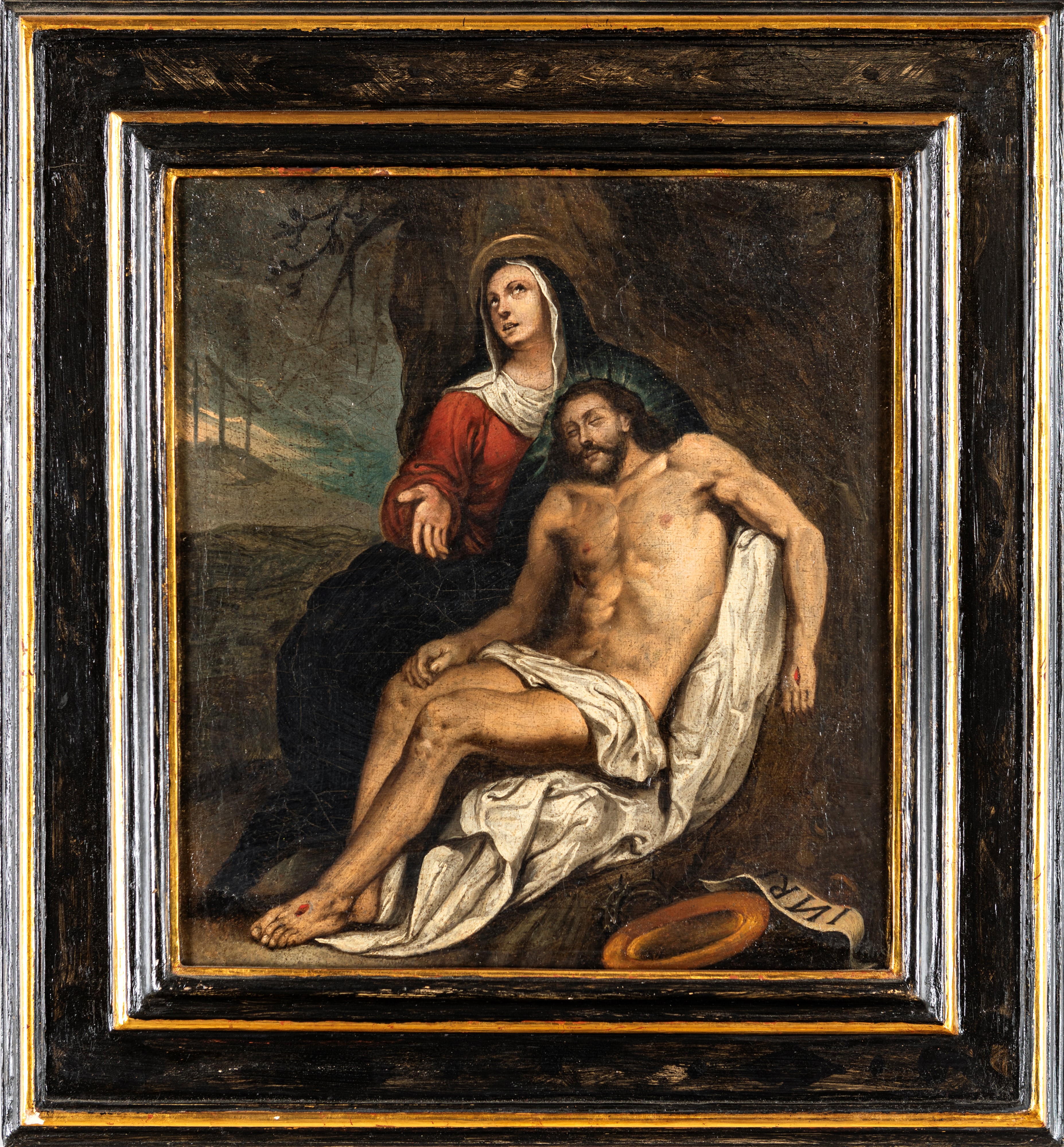 Scuola Fiamminga del XVIII Secolo - Deposizione