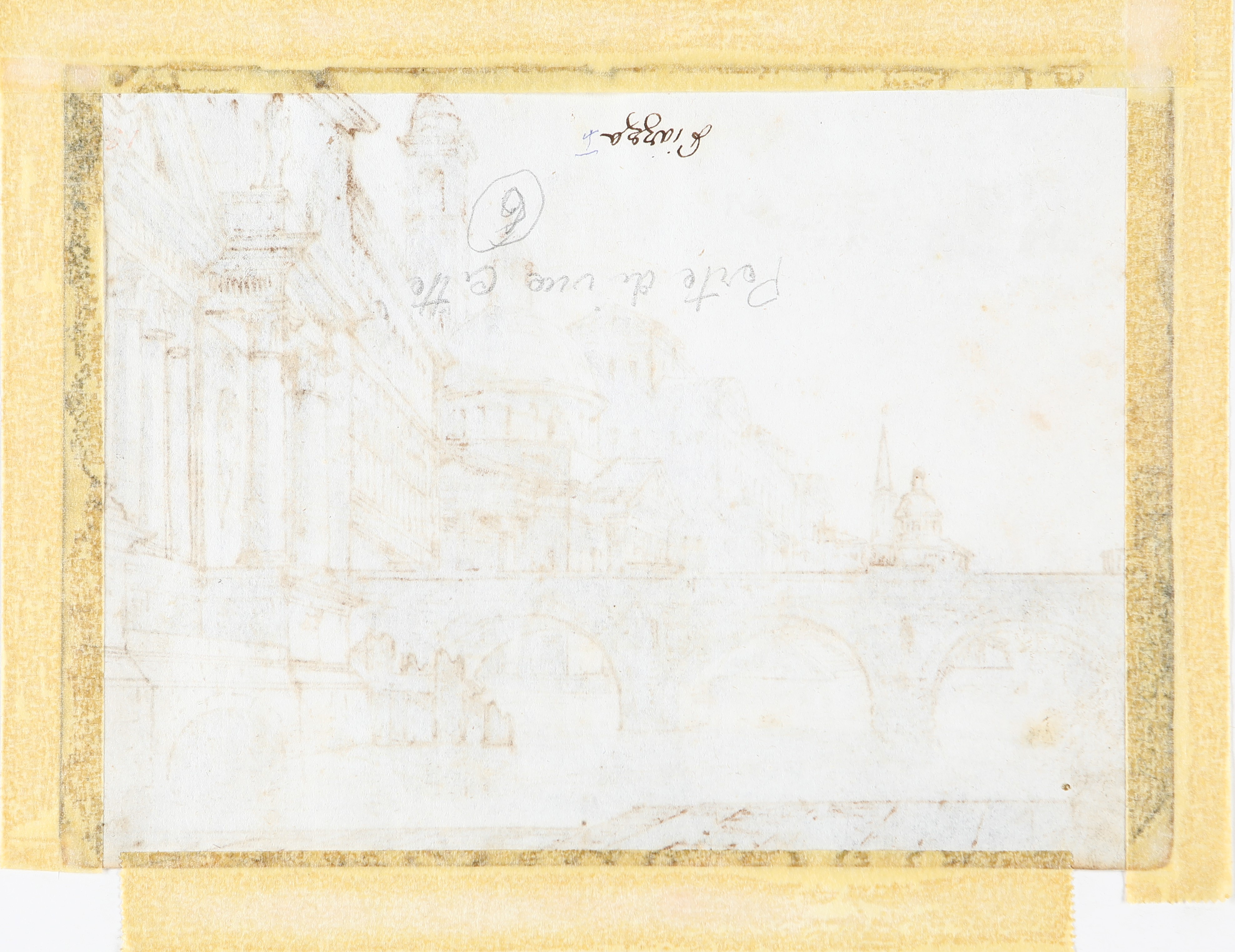 Scuola Veneta del XVIII Secolo - Capriccio Architettonico