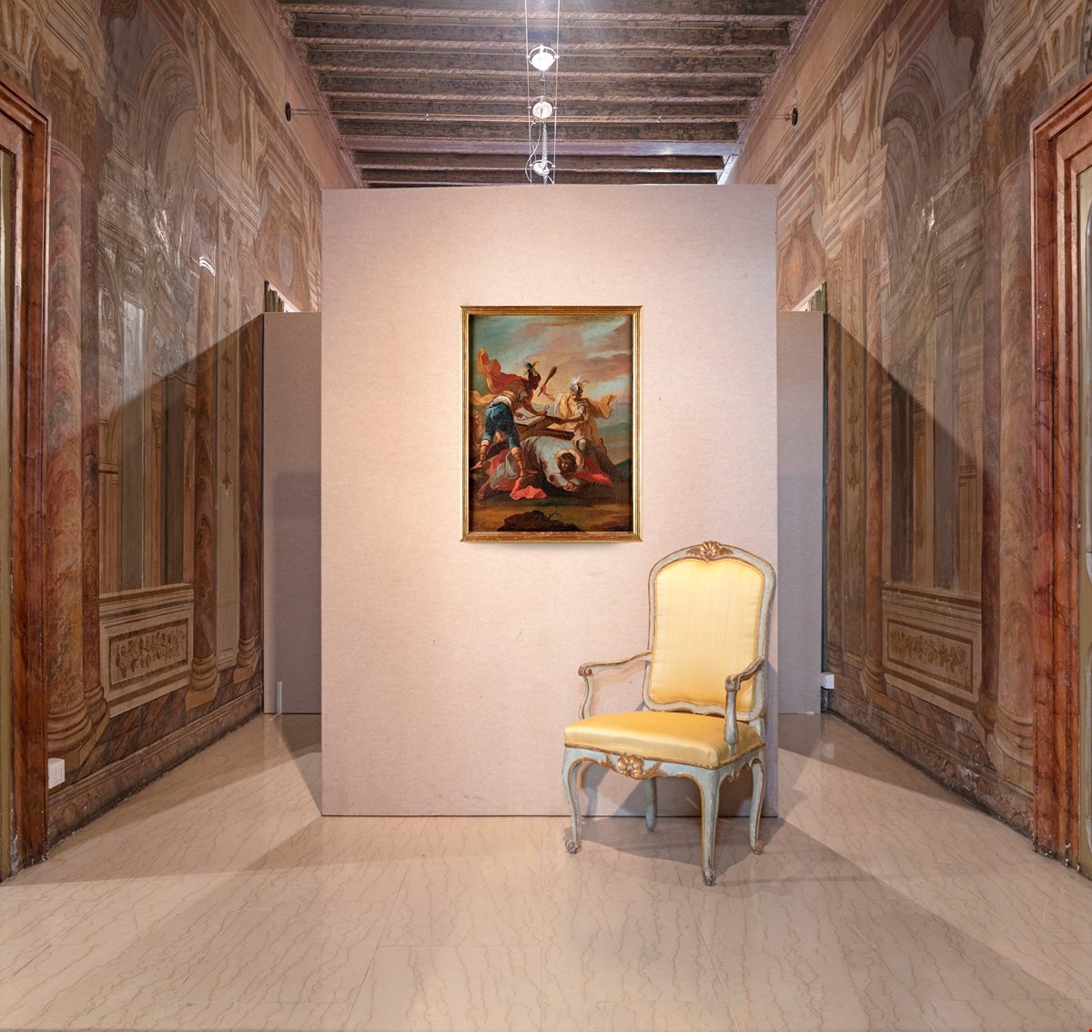 Scuola Veneta del XVIII Secolo - Gesù Cade per la Prima Volta (III Stazione della Via Crucis)