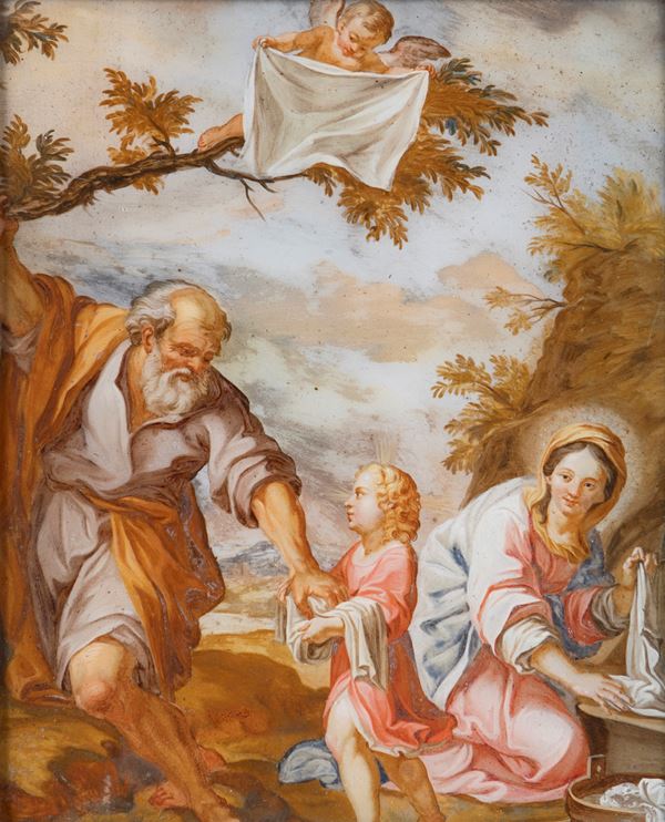 Pittore del XVIII secolo - Sacra Famiglia