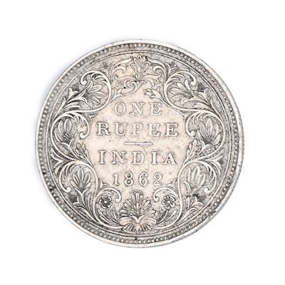 1 Rupia Regina Vittoria India 1862
