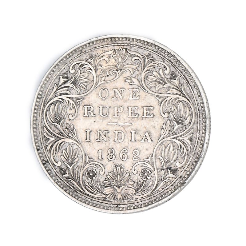 1 Rupia Regina Vittoria India 1862