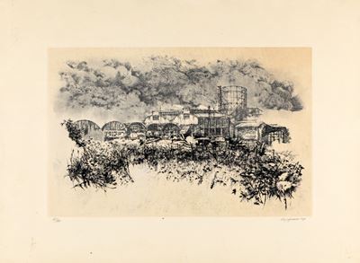 Periferia con Gazometro