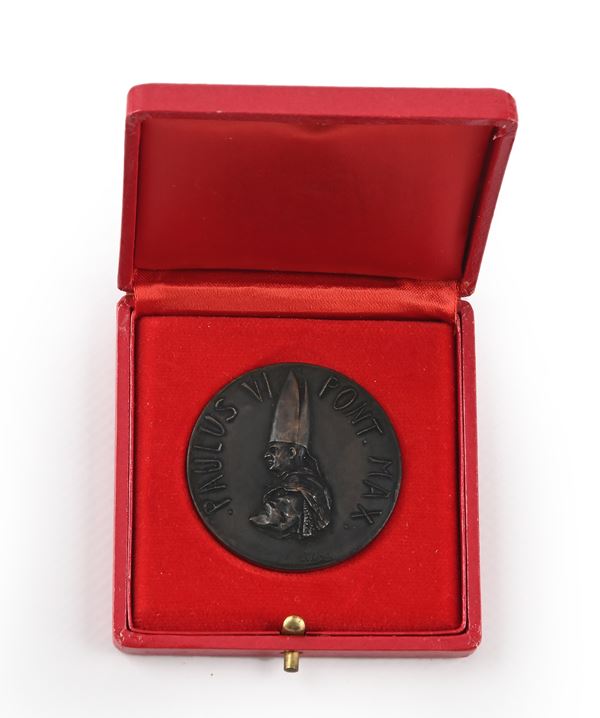 Medaglia in bronzo di Paolo VI