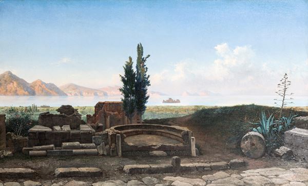 Friedrich Paul Nerly - Alba a Pompei