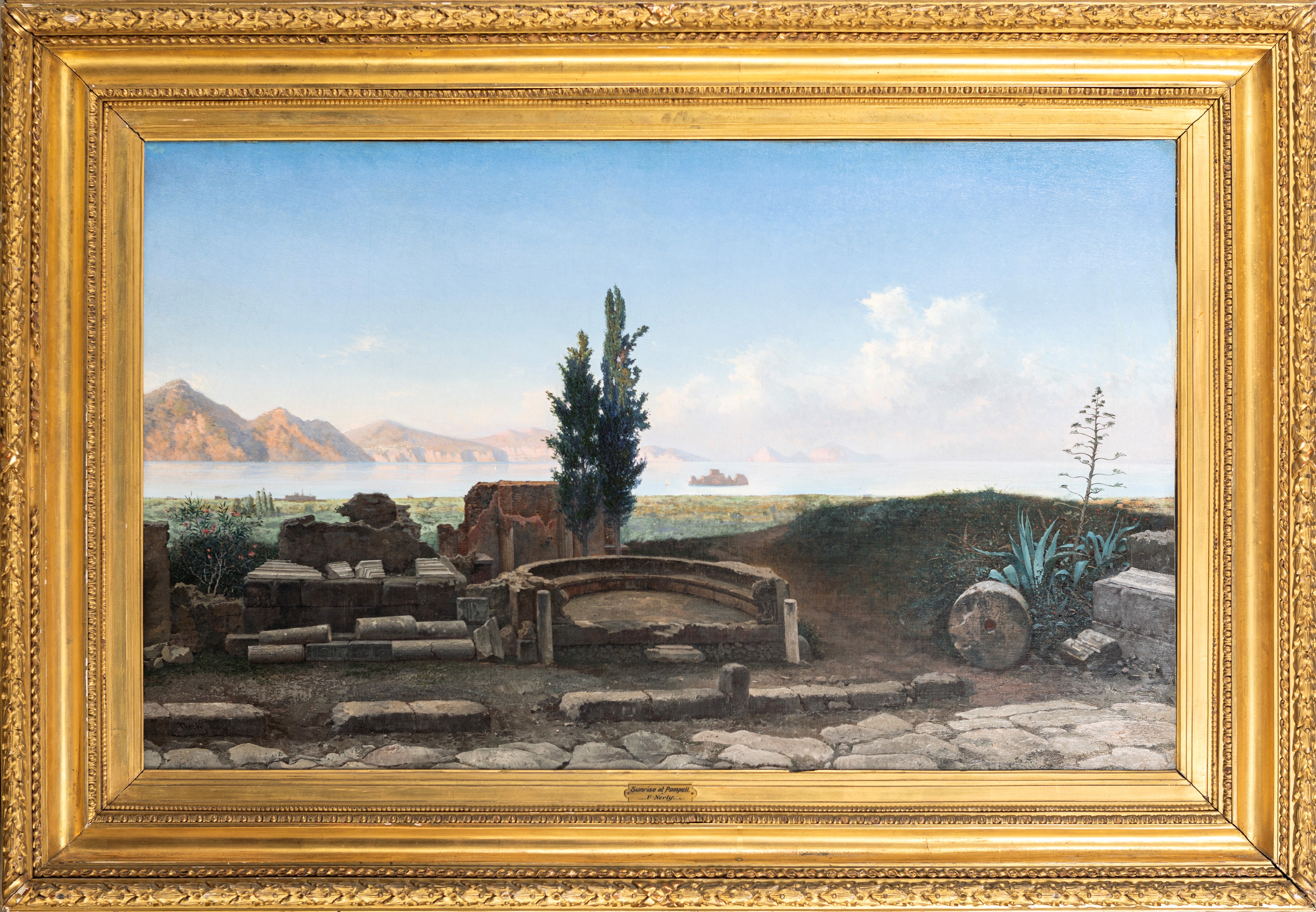 Friedrich Paul Nerly - Alba a Pompei