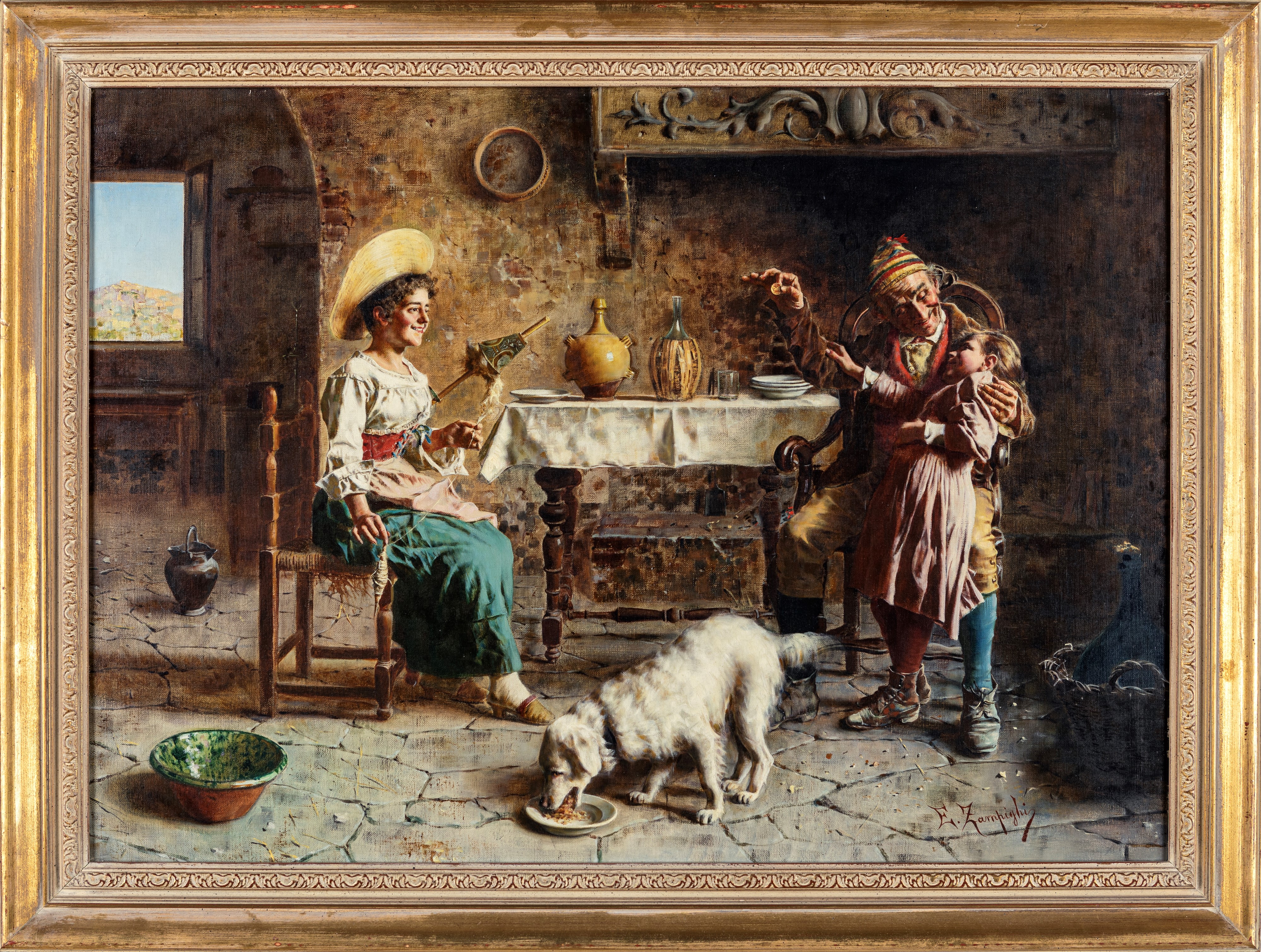 Eugenio Zampighi - La Visita del Nonno