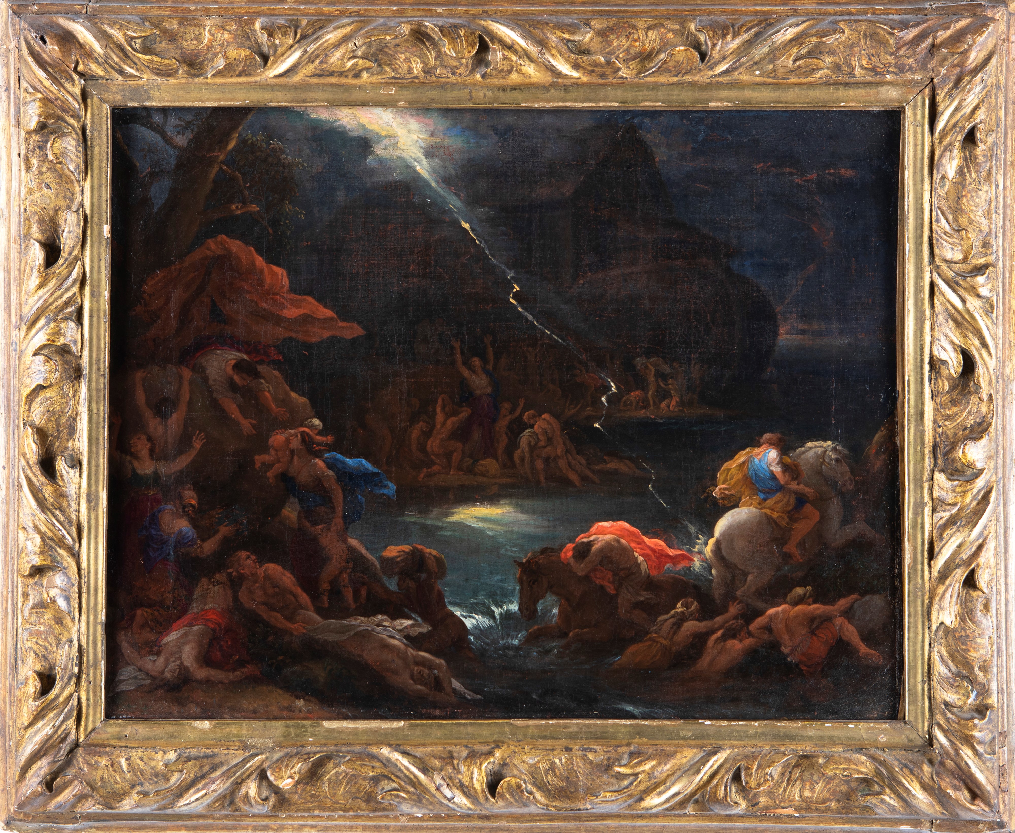 Scuola Romana del XVIII Secolo - Il Diluvio Universale