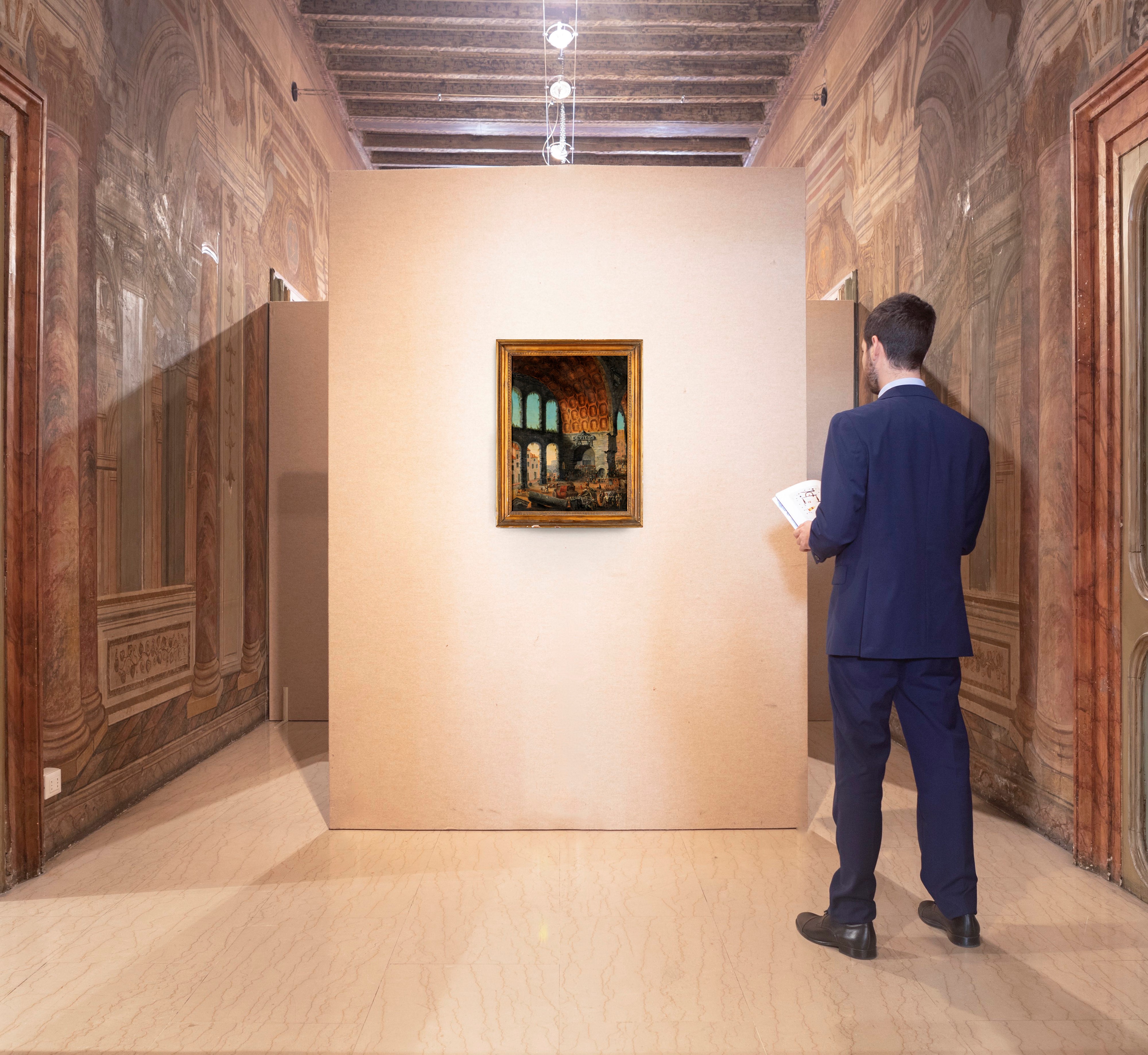 Scuola Romana del XVIII Secolo - Veduta degli Avanzi del Tablino della Casa Aurea di Nerone Detti...
