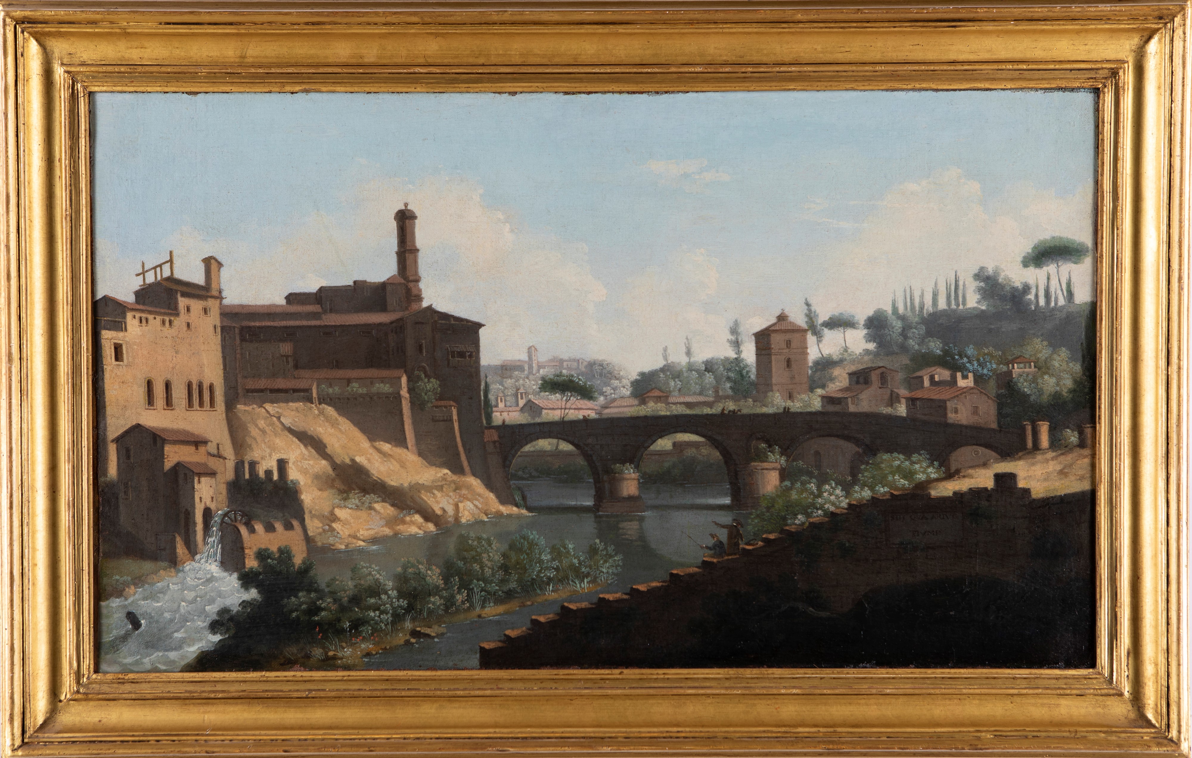 Pittore Romano del XVIII Secolo - Lungotevere