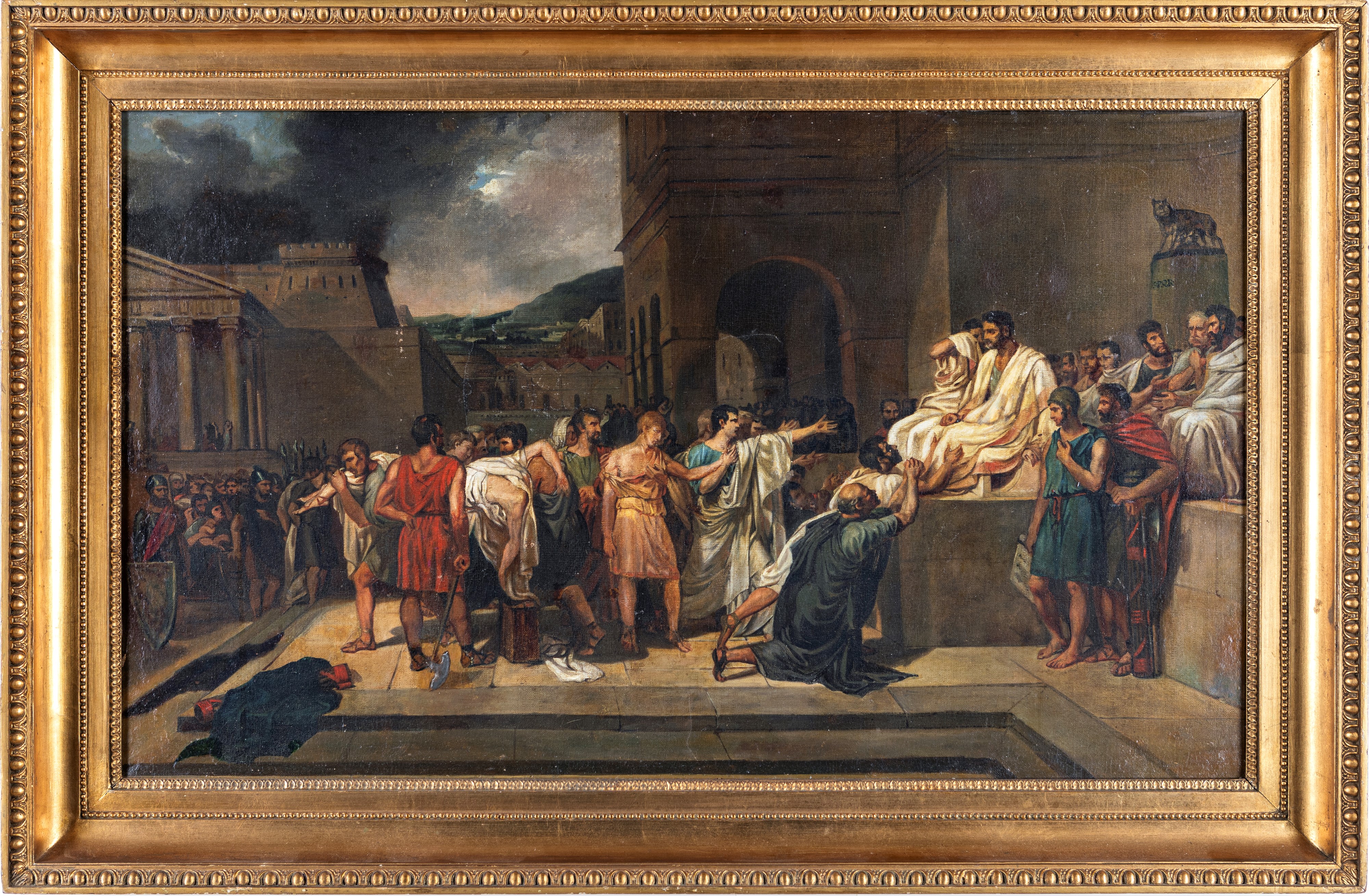 Guillaume Guillon Lethière - Bruto Condanna a Morte Suo Figlio
