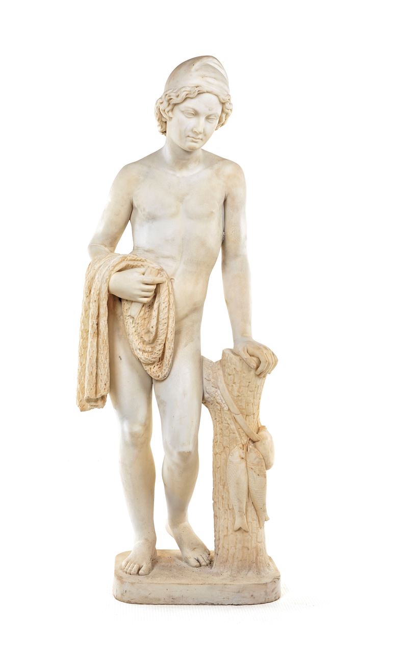 Scultura Marmo Bianco, Seconda Metà del XIX Secolo