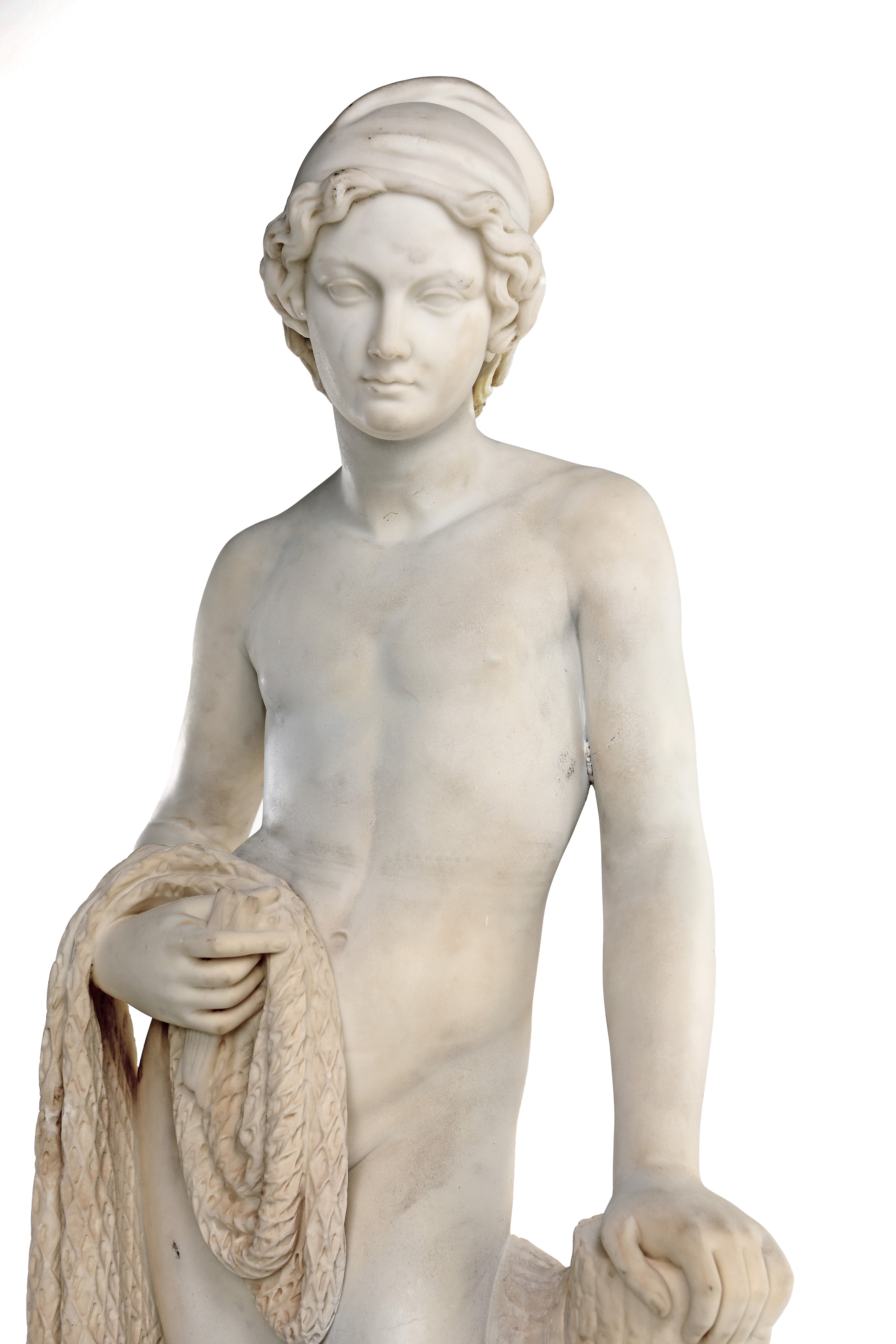 Scultura Marmo Bianco, Seconda Metà del XIX Secolo