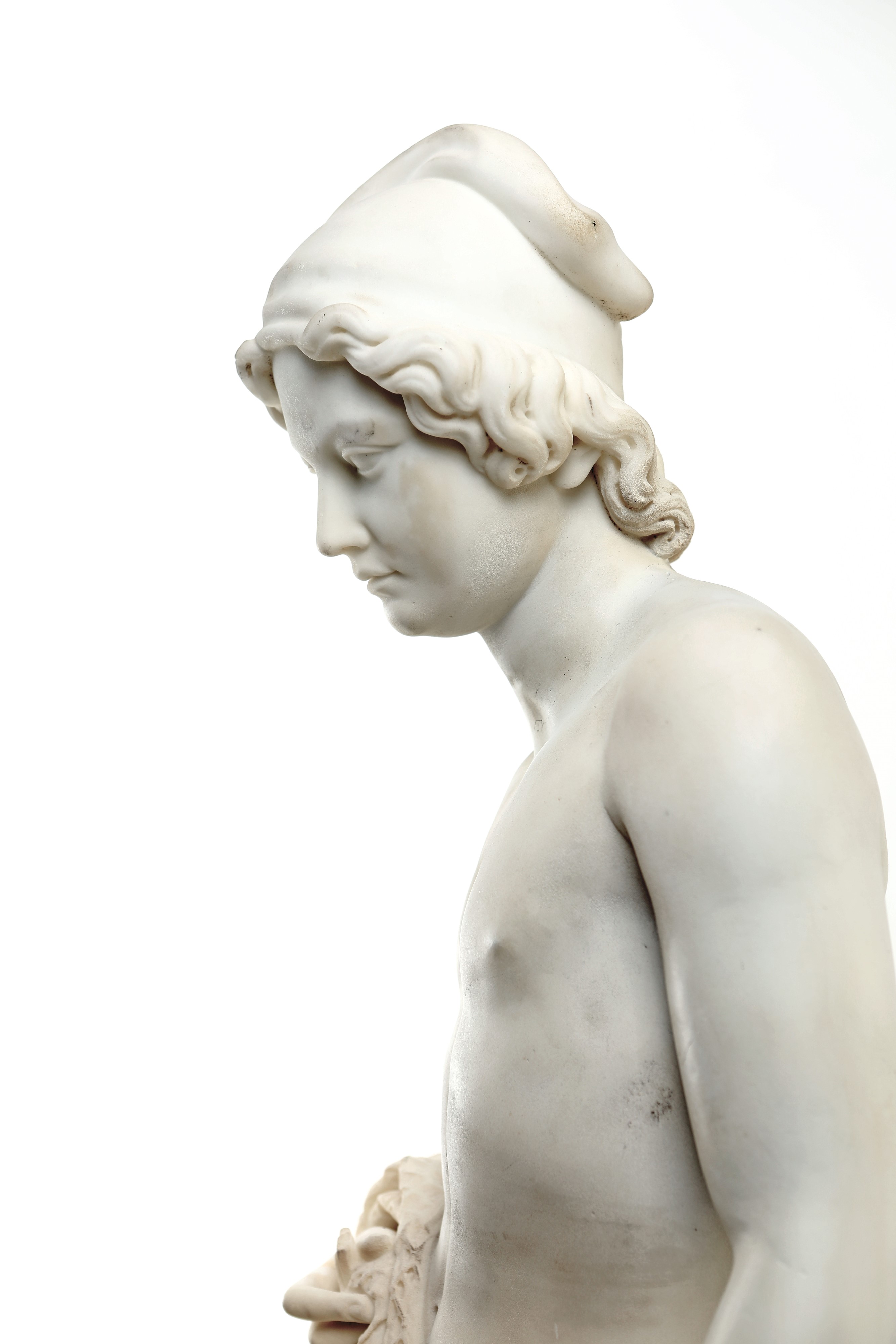 Scultura Marmo Bianco, Seconda Metà del XIX Secolo