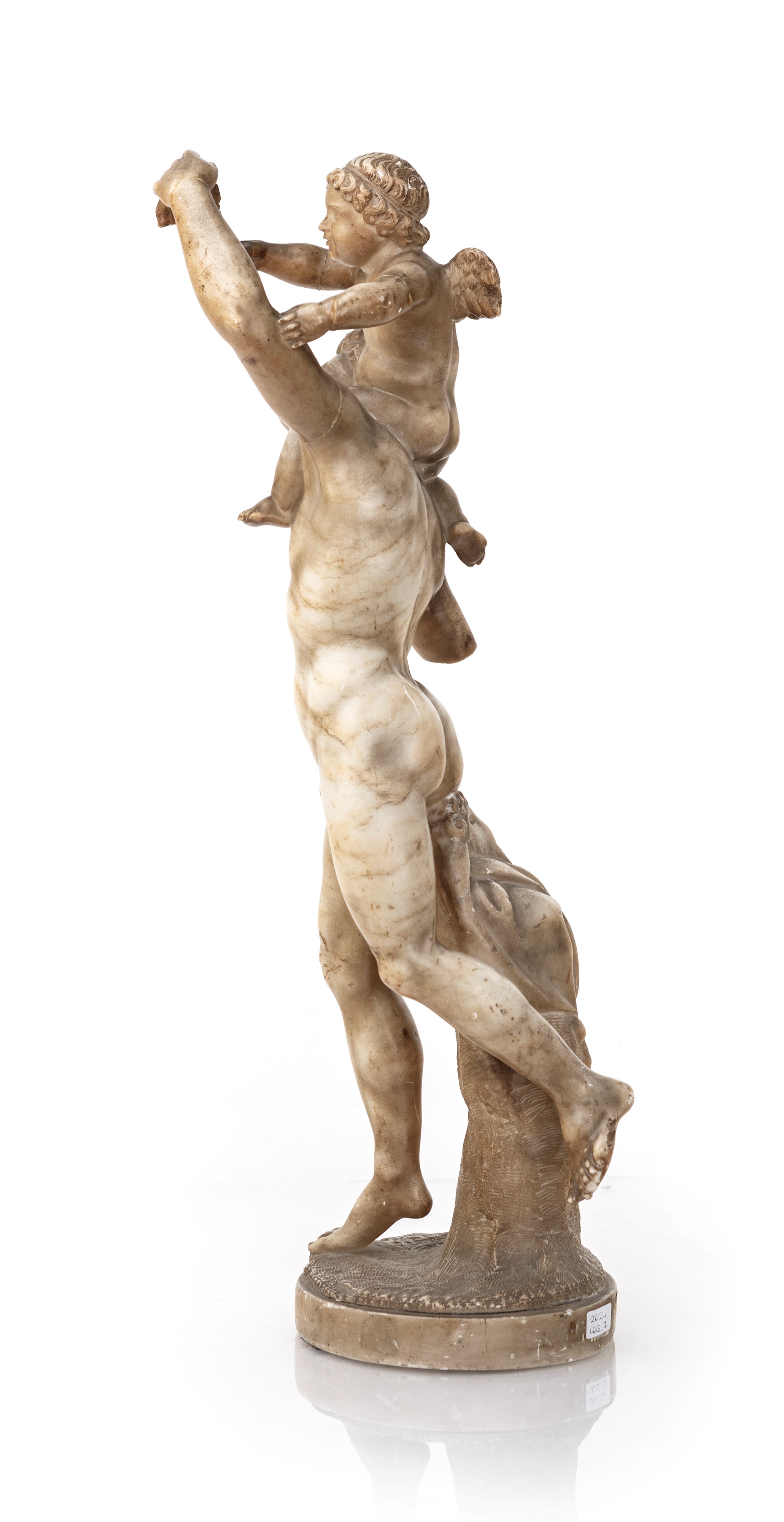 Scultore del XIX Secolo - Bacco e Cupido