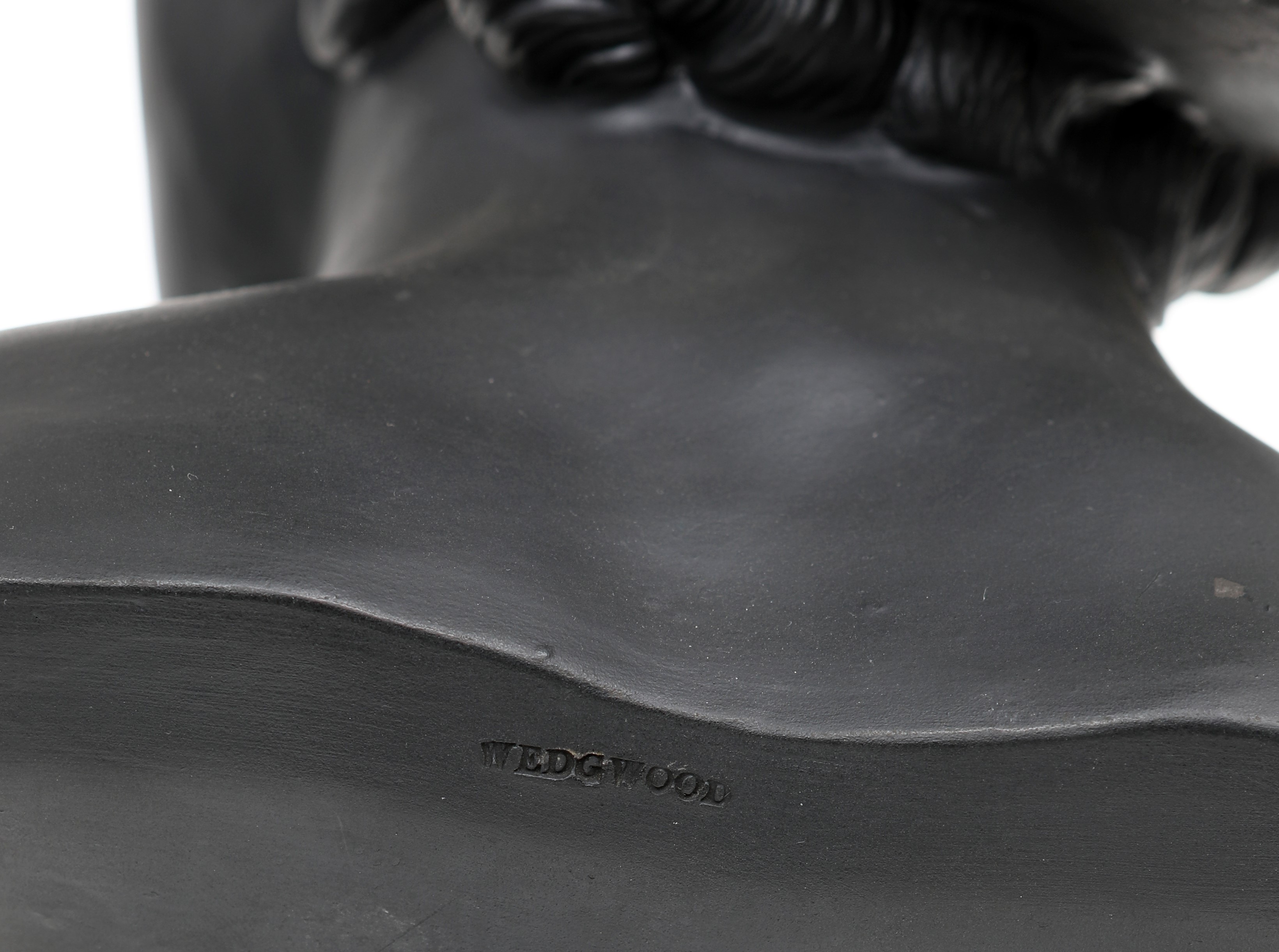 Testa di Mercurio in Basalto Nero di Wedgwood, XIX Secolo