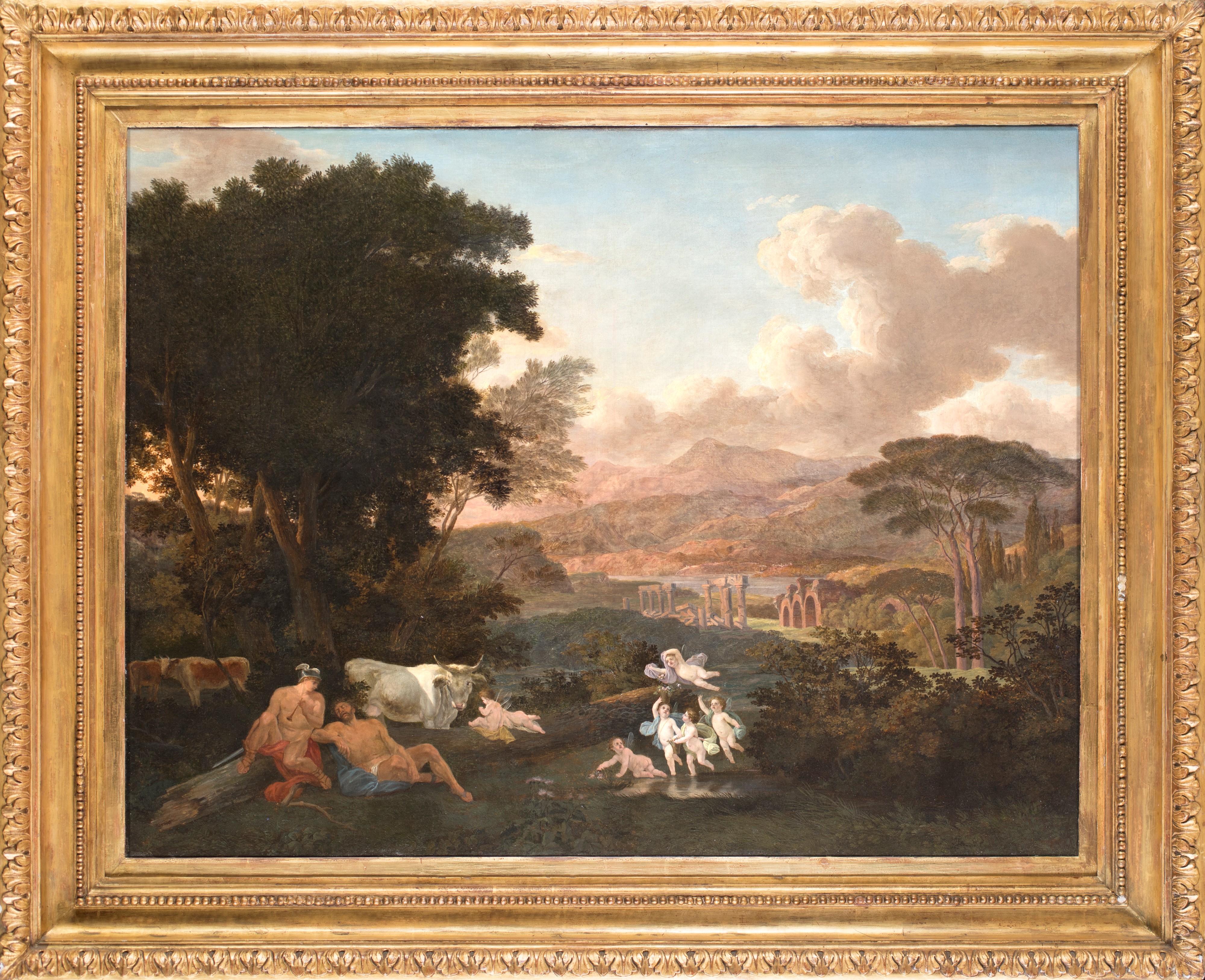 Jacob Philipp Hackert - Paesaggio con Putti