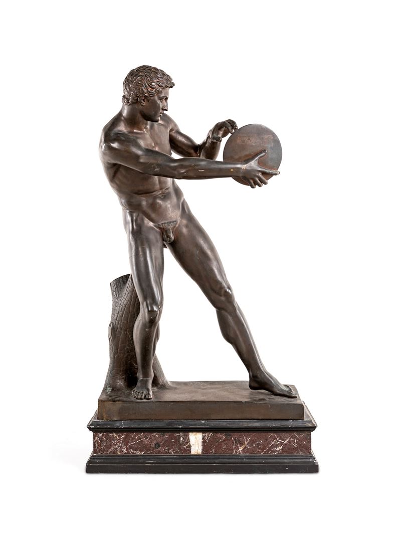 Discobolo, Fonderia Nelli, Roma, Fine del XIX Secolo