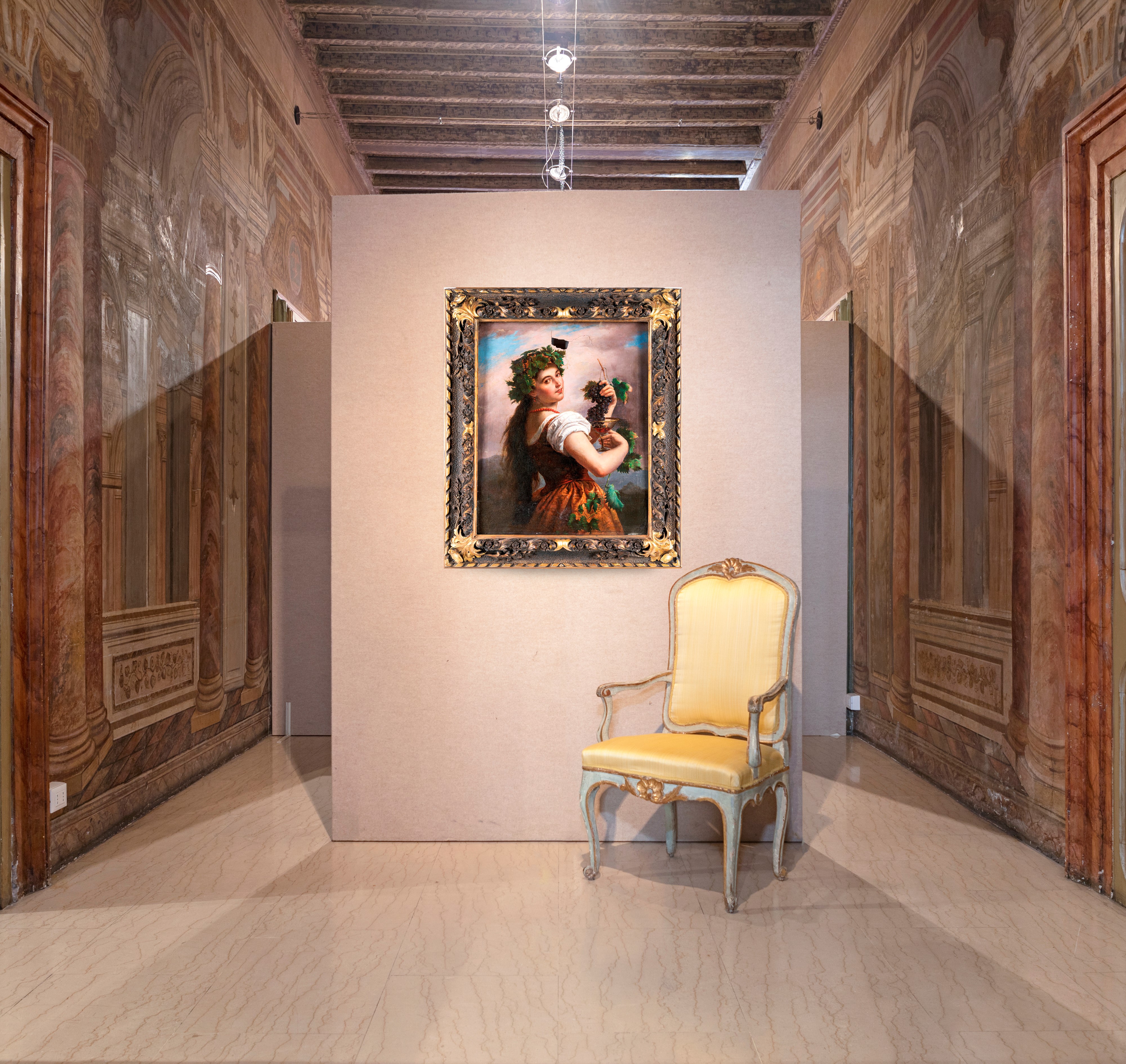 Scuola Francese Fine XVIII/inizio XIX Secolo - Allegoria Dell'autunno