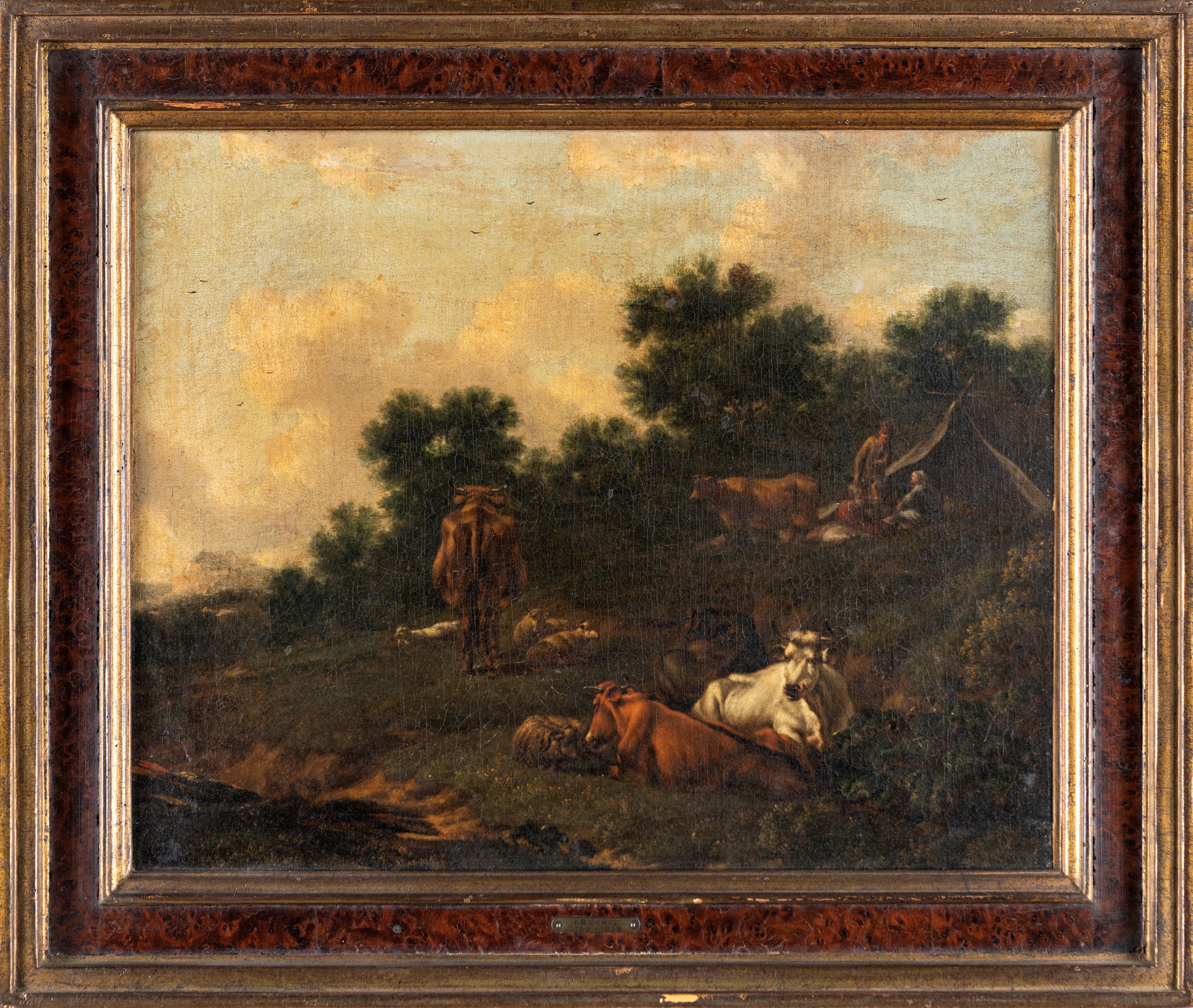 Scuola Olandese del XVIII Secolo - Paesaggio con Armenti