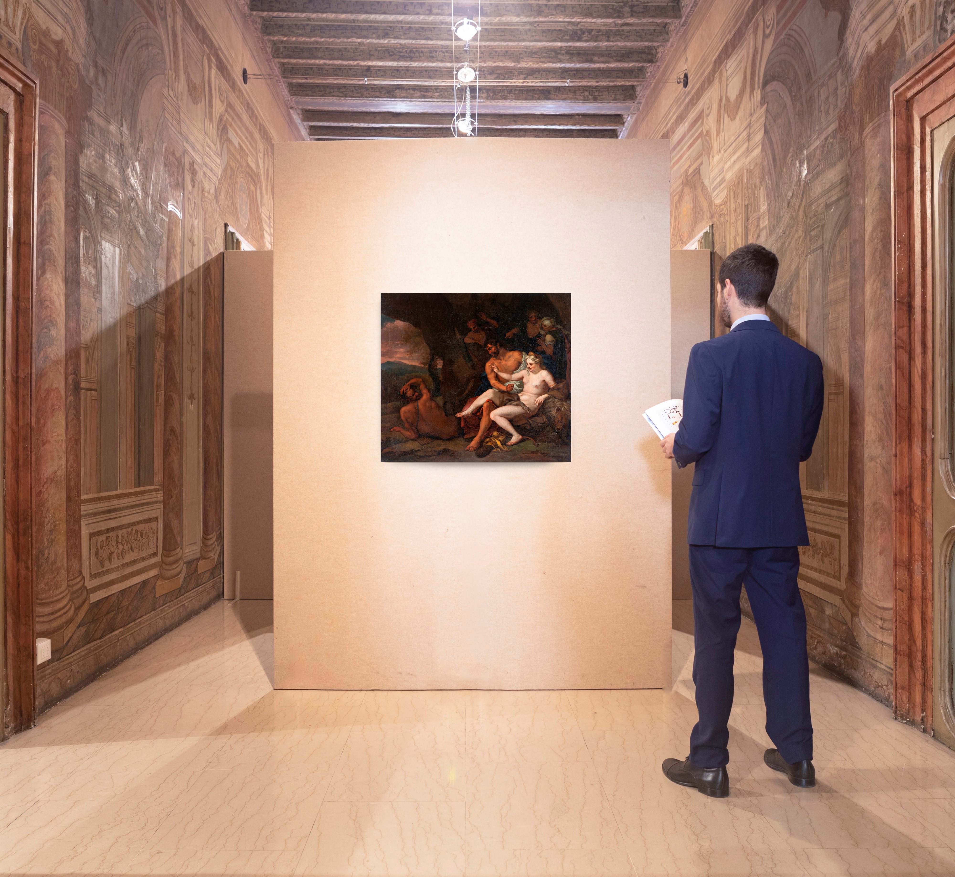 Scuola Fiamminga del XVII Secolo - Ercole e Onflae