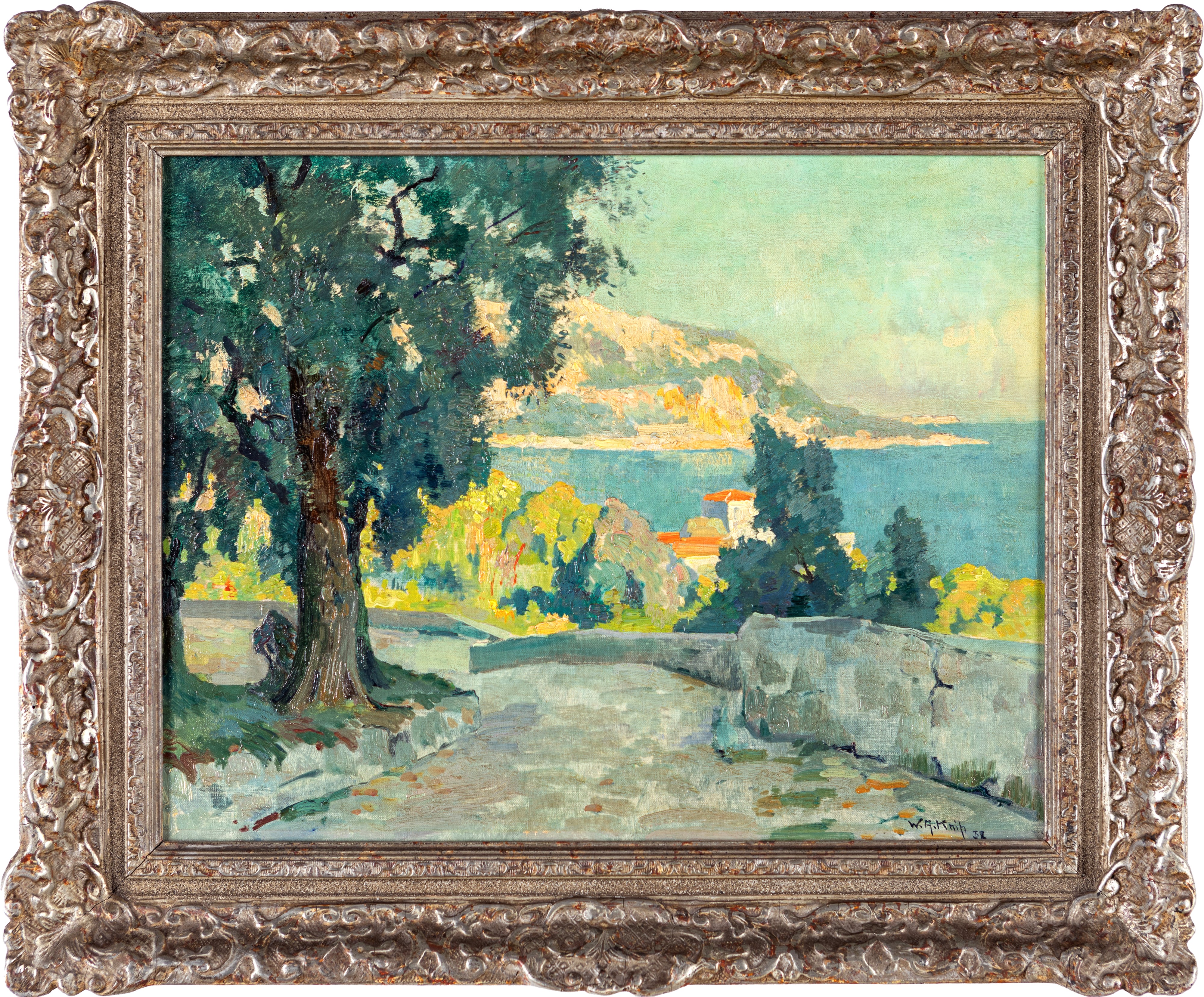 Willem Alexander Knip - Strada Costiera a Saint-tropez