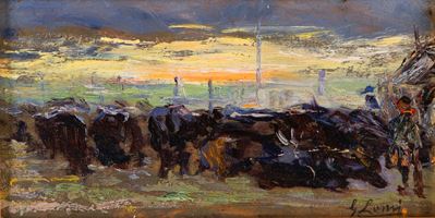Paesaggio con un Armenti