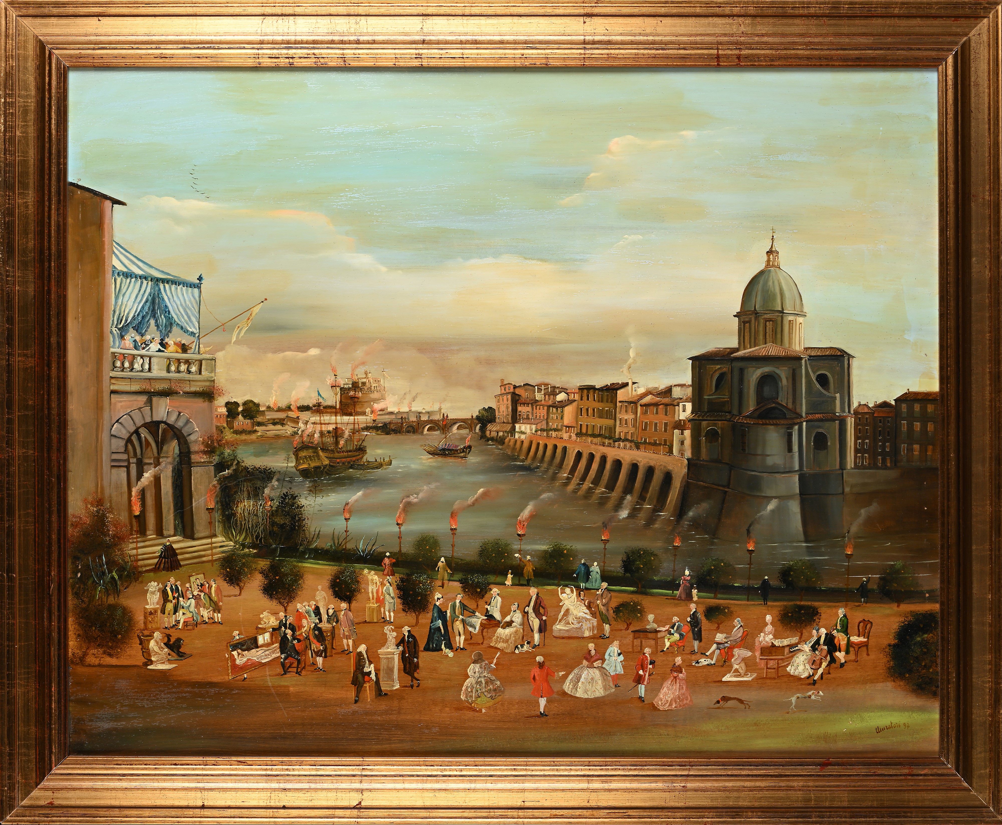 Agostino Muratori - Carnevale a Roma