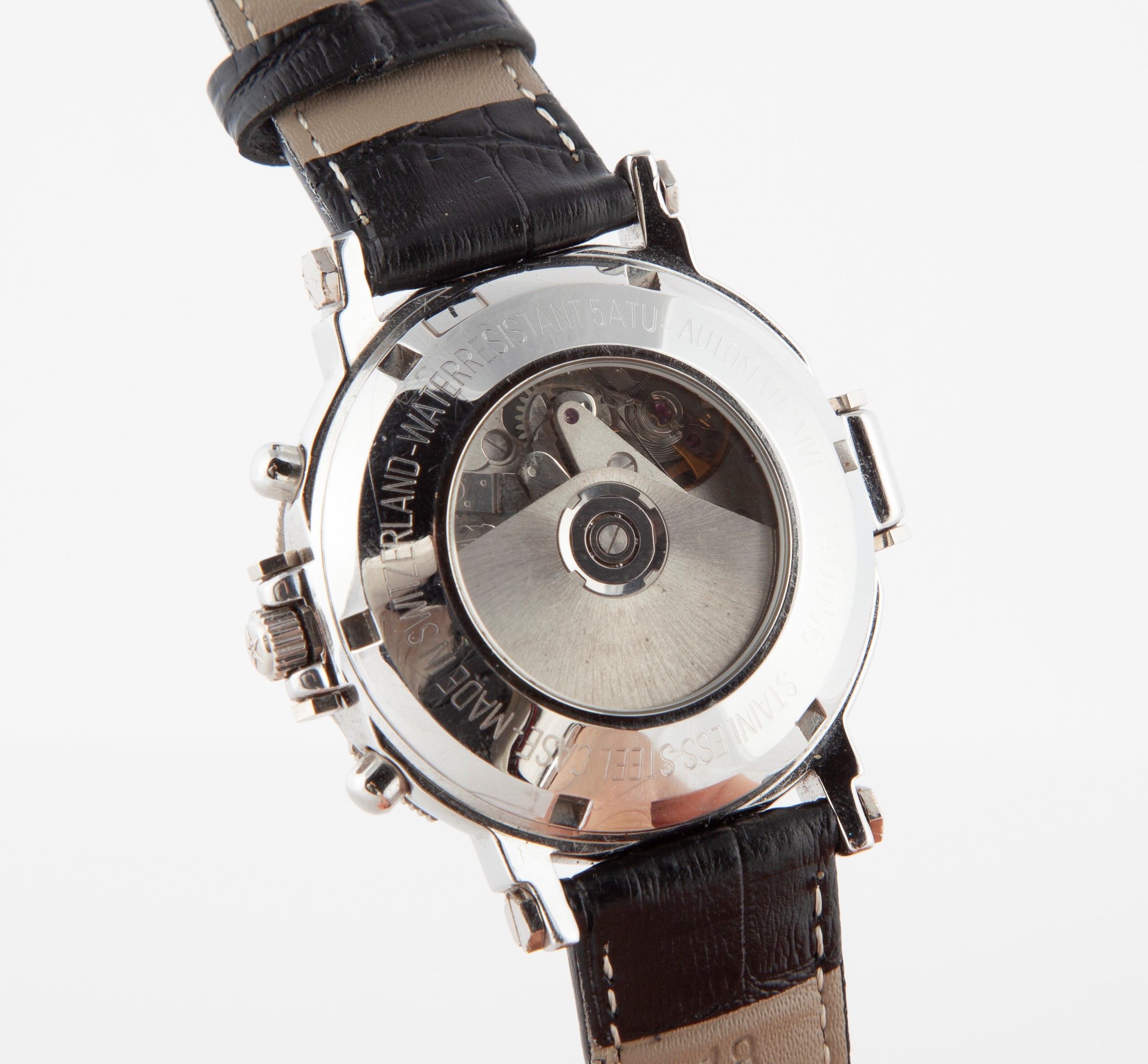 Bucherer, Orologio da Polso da Uomo, Cronografo Automatico in Acciaio