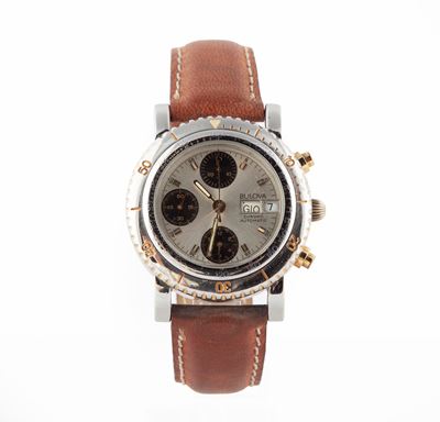 Bulova Chrono Automatic Ref. 4.043.0.0.80 - Orologio da Polso da Uomo Cronografo Automatico in Ac...
