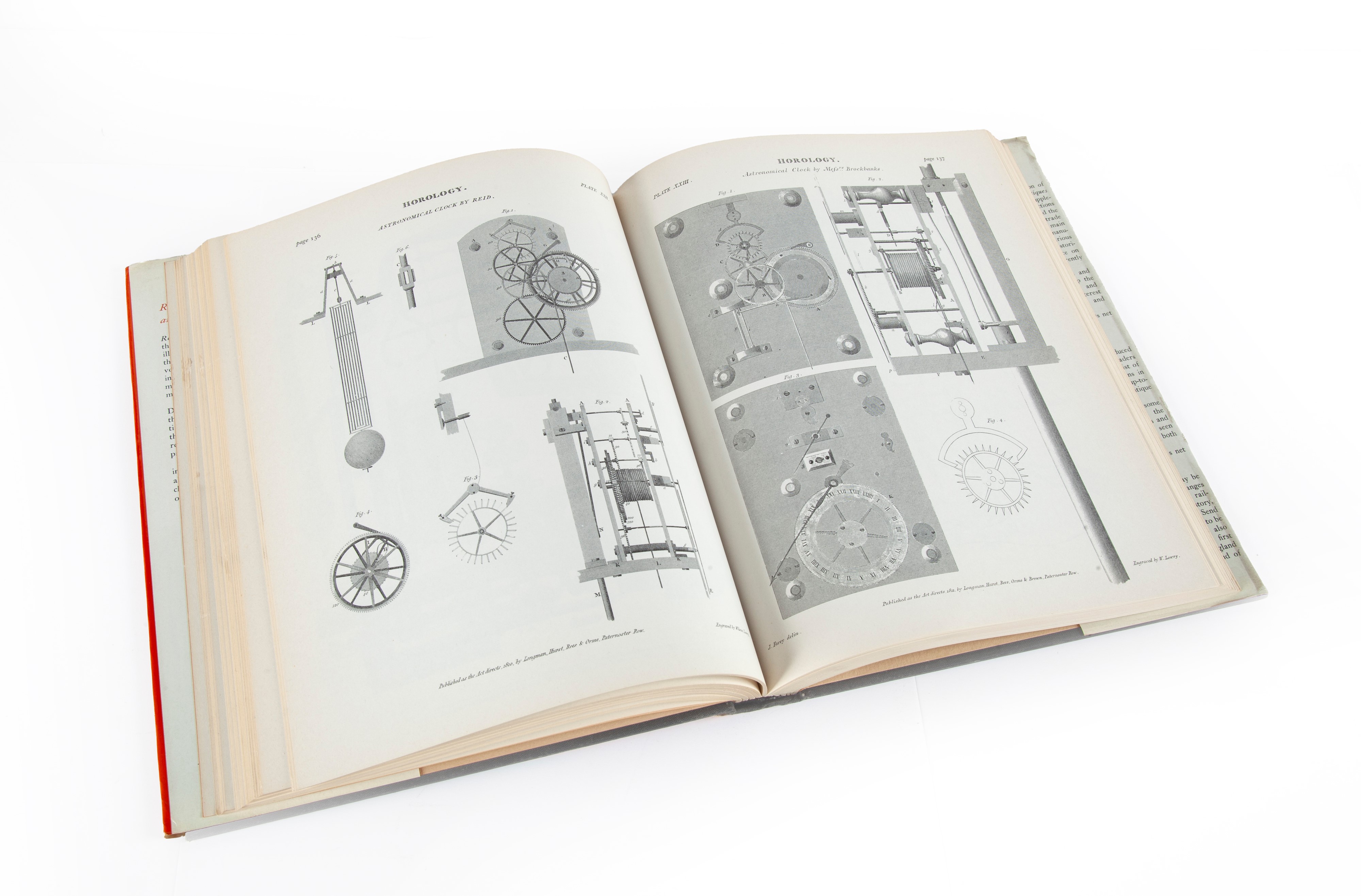 Abraham Rees - Rees's Clocks Watches And Chronometers 1819-20. a Selection From The Cyclopaedia; ...
