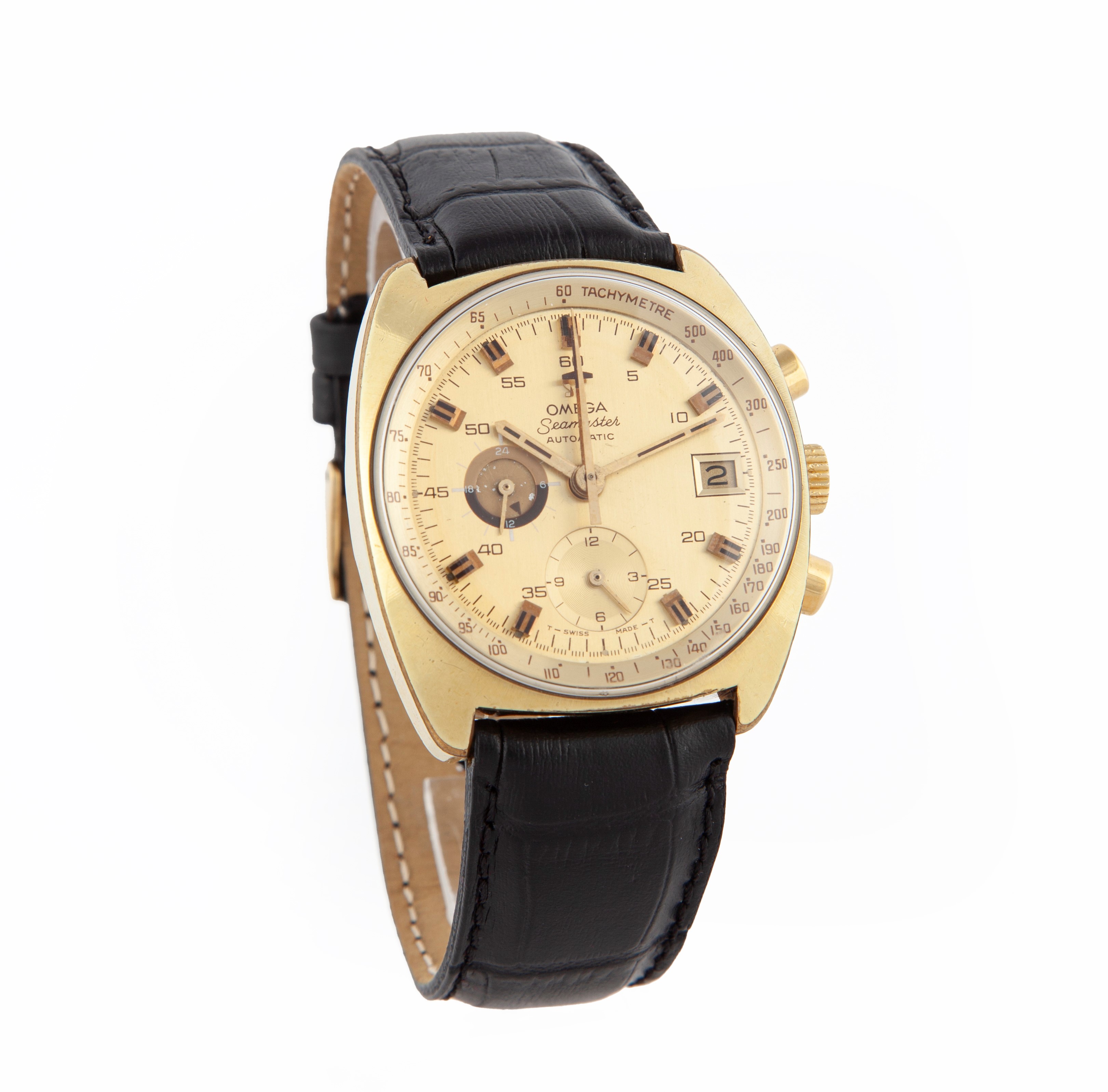 Omega Seamaster, Orologio da Polso in Metallo Laminato Oro