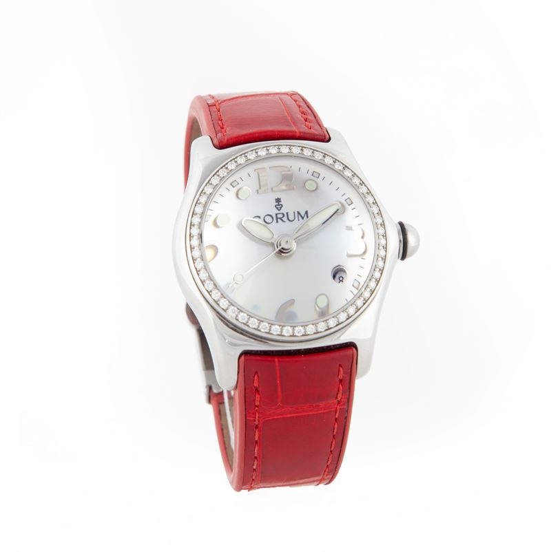 Corum - Orologio da Polso al Quarzo in Acciaio con Scatola