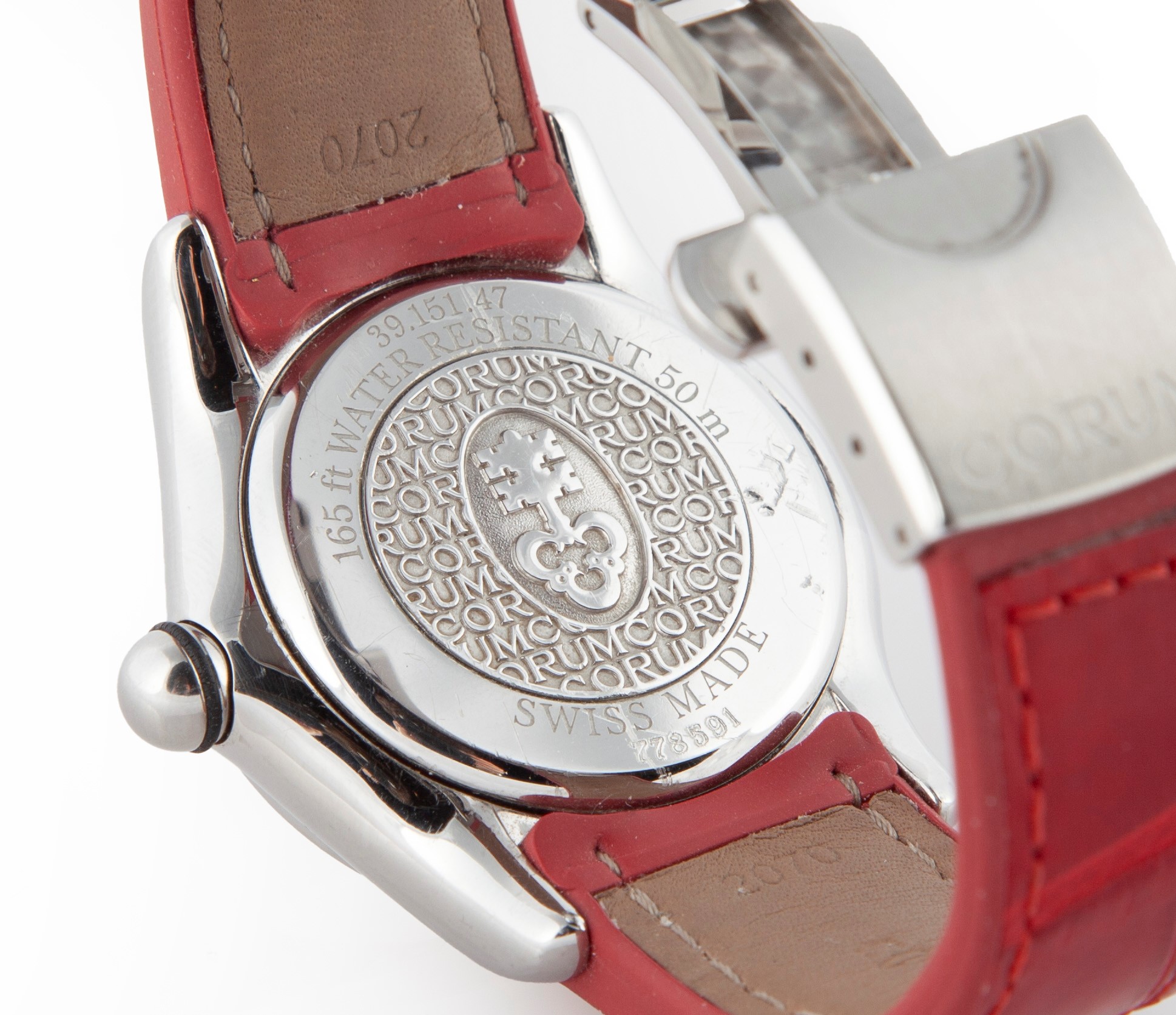 Corum - Orologio da Polso al Quarzo in Acciaio con Scatola