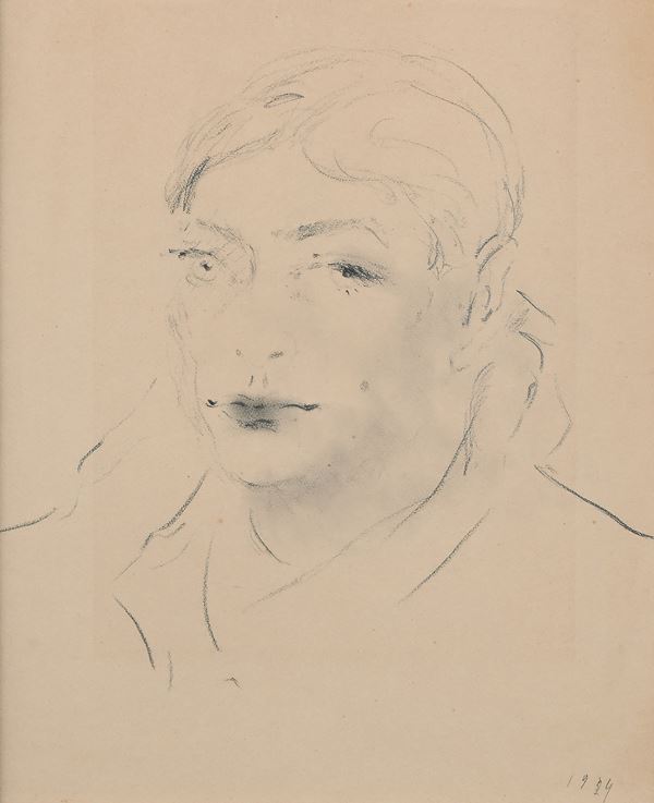Filippo De Pisis - Ritratto di donna