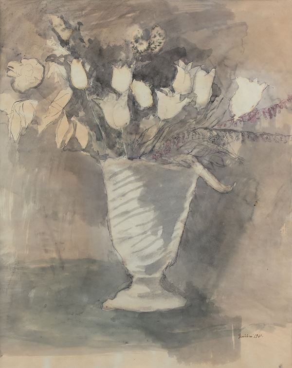 Franco Gentilini - Vaso di fiori