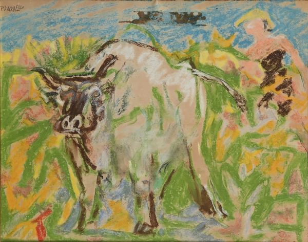 Fausto Pirandello - Toro