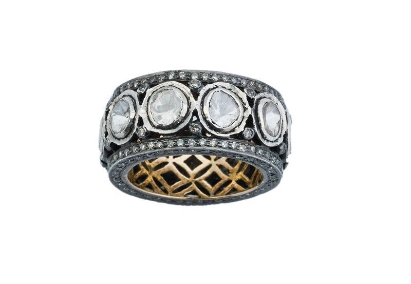 Anello Mediovale con Diamanti