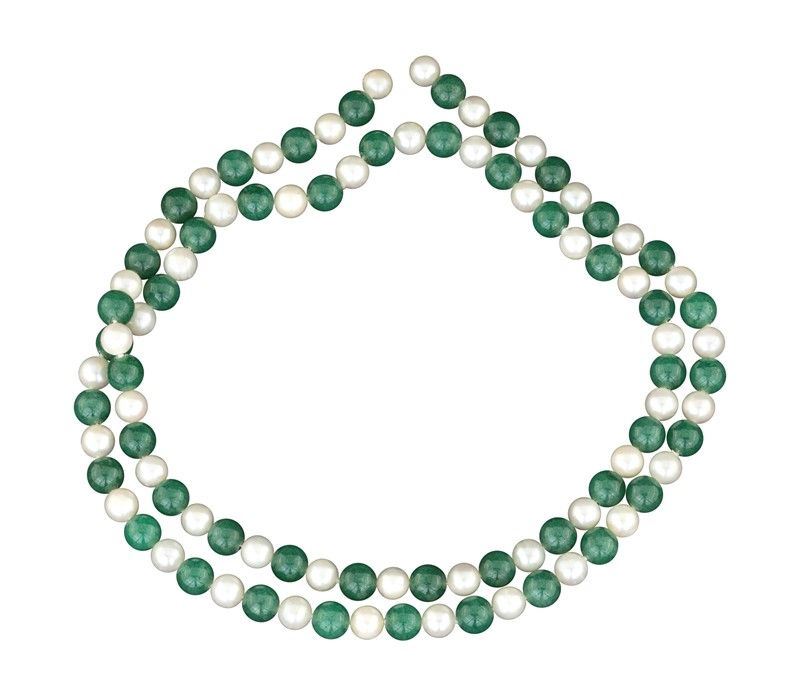 Filo di Giada con Perle