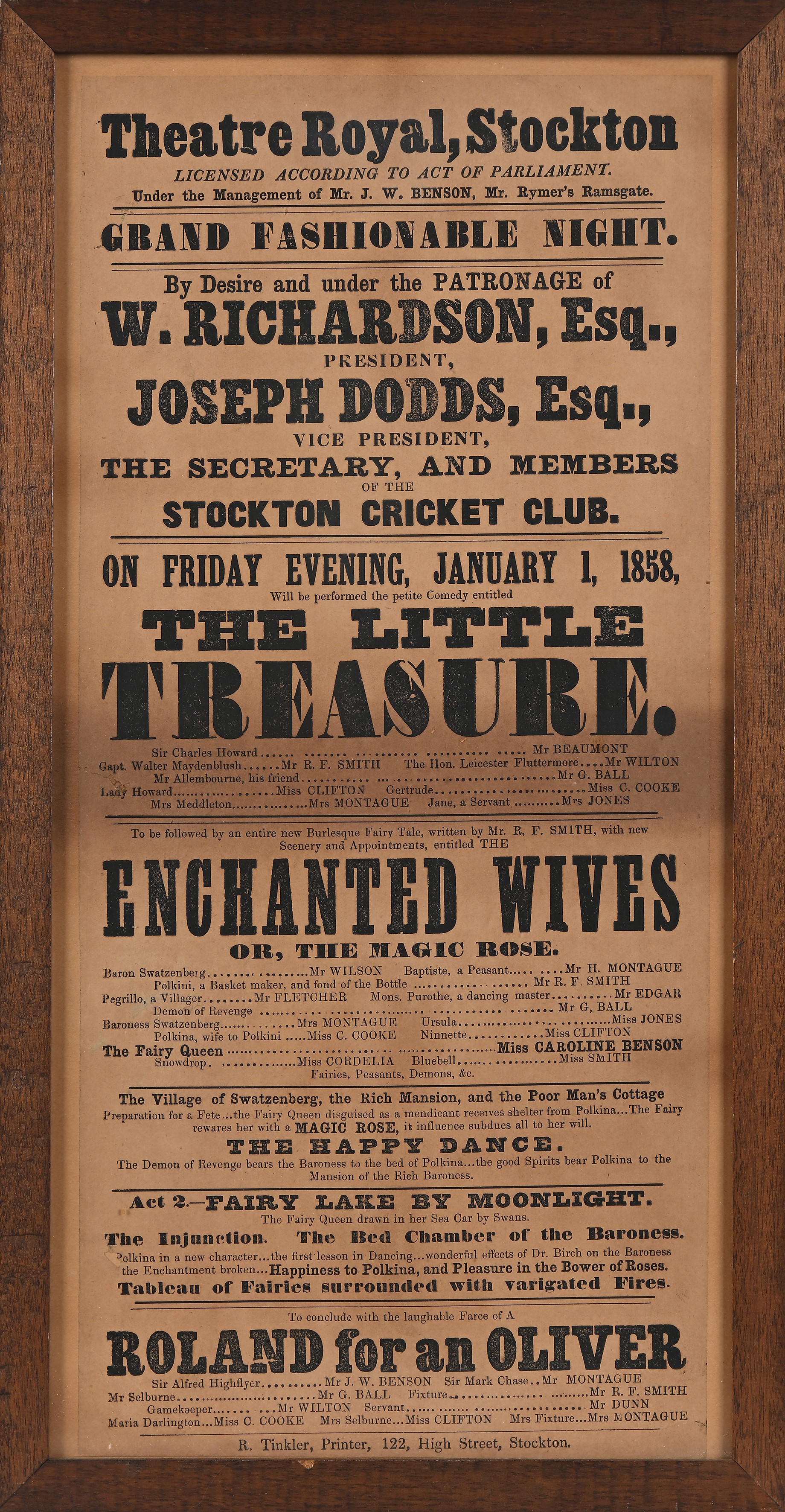 Locandina Theatre Royal, Stockton