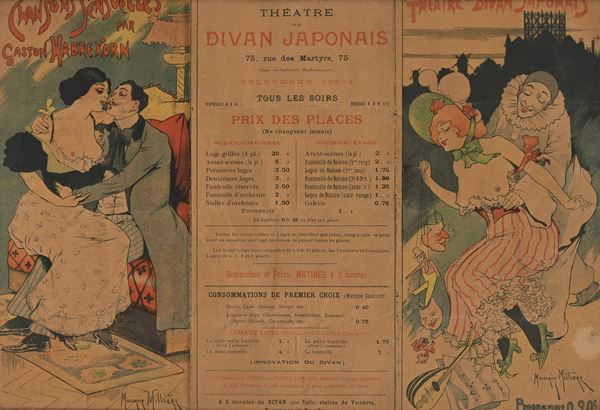 Maurice Milliere - Theatre du Divan Japonais, Chanson Sensuelles par Gaston Mabrekorn