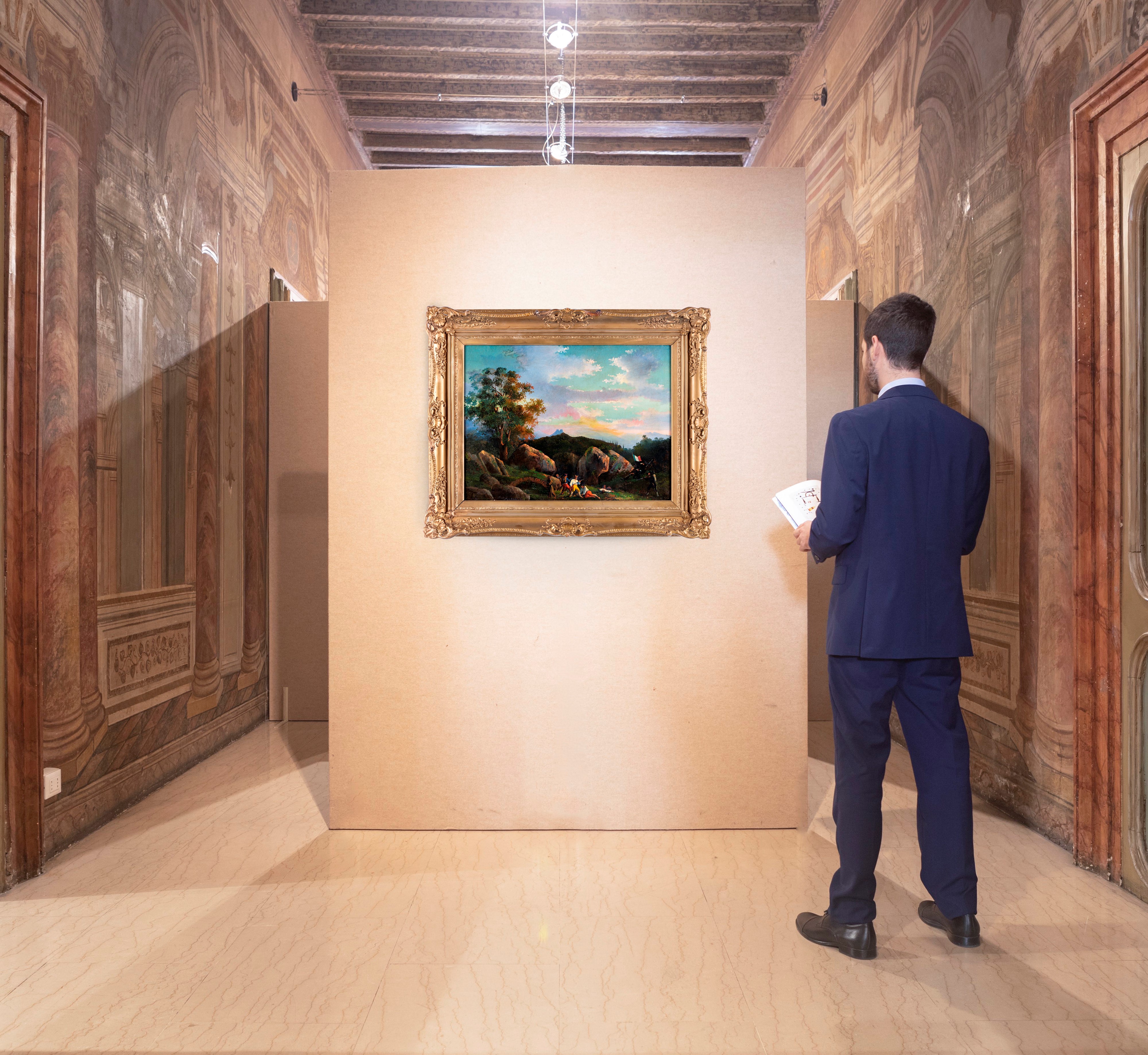 Michele Cammarano - Scena di Lotta al Brigantaggio