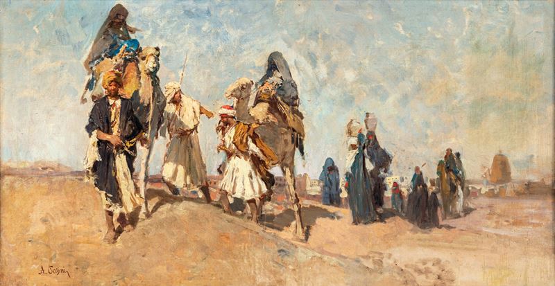 Alberto Pasini - L'arrivo All'oasi