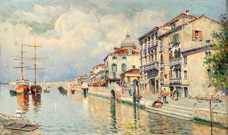Antonio María Reyna Manescau - Canale a Venezia