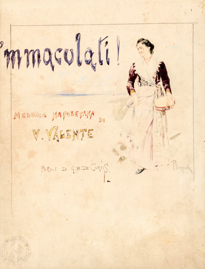 Pietro Scoppetta - 'macculatì - Studio per Copertina di Spartito