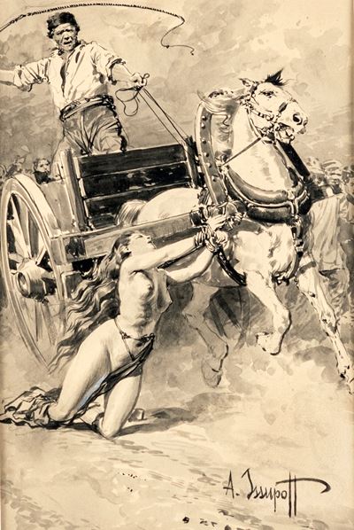 Carro al Galoppo - Tavola per Illustrazione