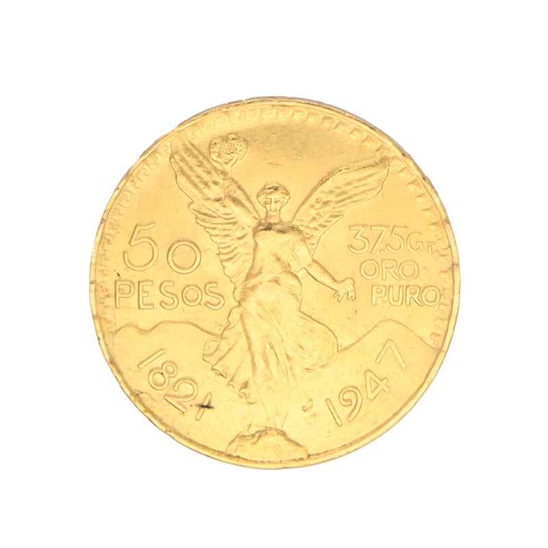 Replica del 50 Pesos 1947 Messico