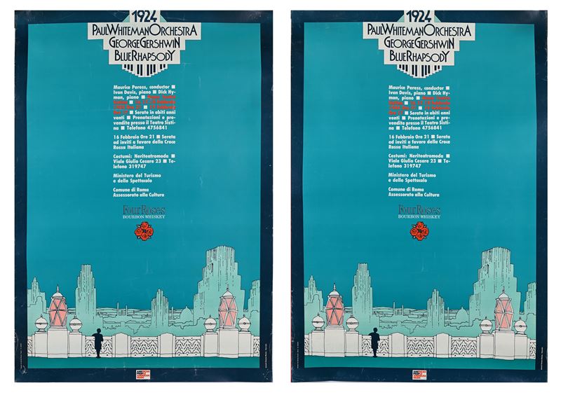 Due manifesti della Paul Wtiheman Orchestra