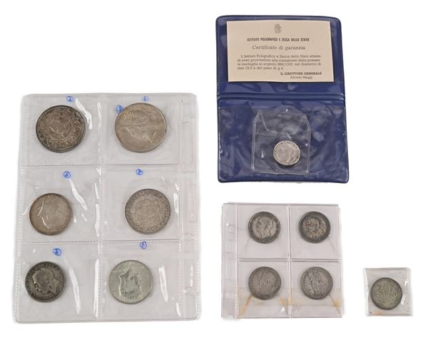 Lotto di 11 monete e 1 medaglietta in argento  - Asta Numismatica - Casa d'Aste Arcadia