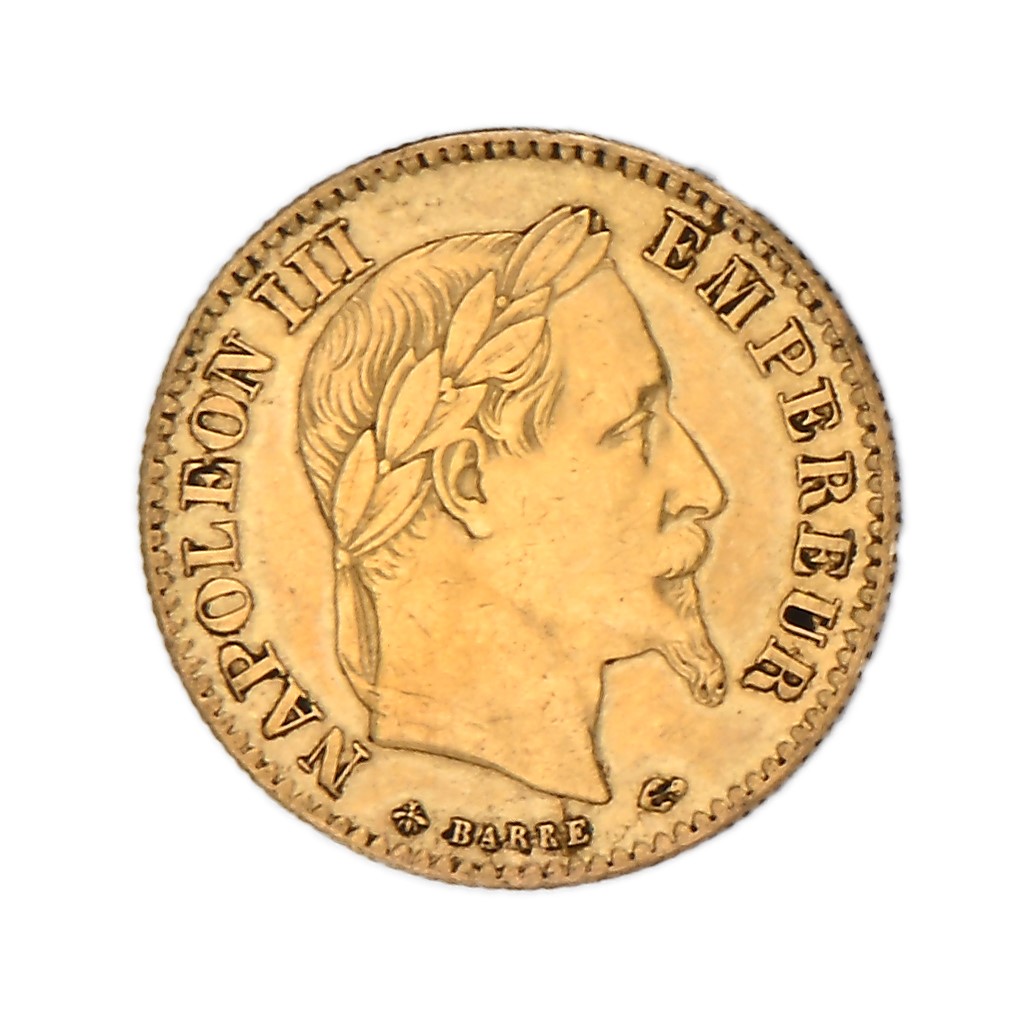 10 Franchi 1868 Parigi Napoleone III Regno di Francia